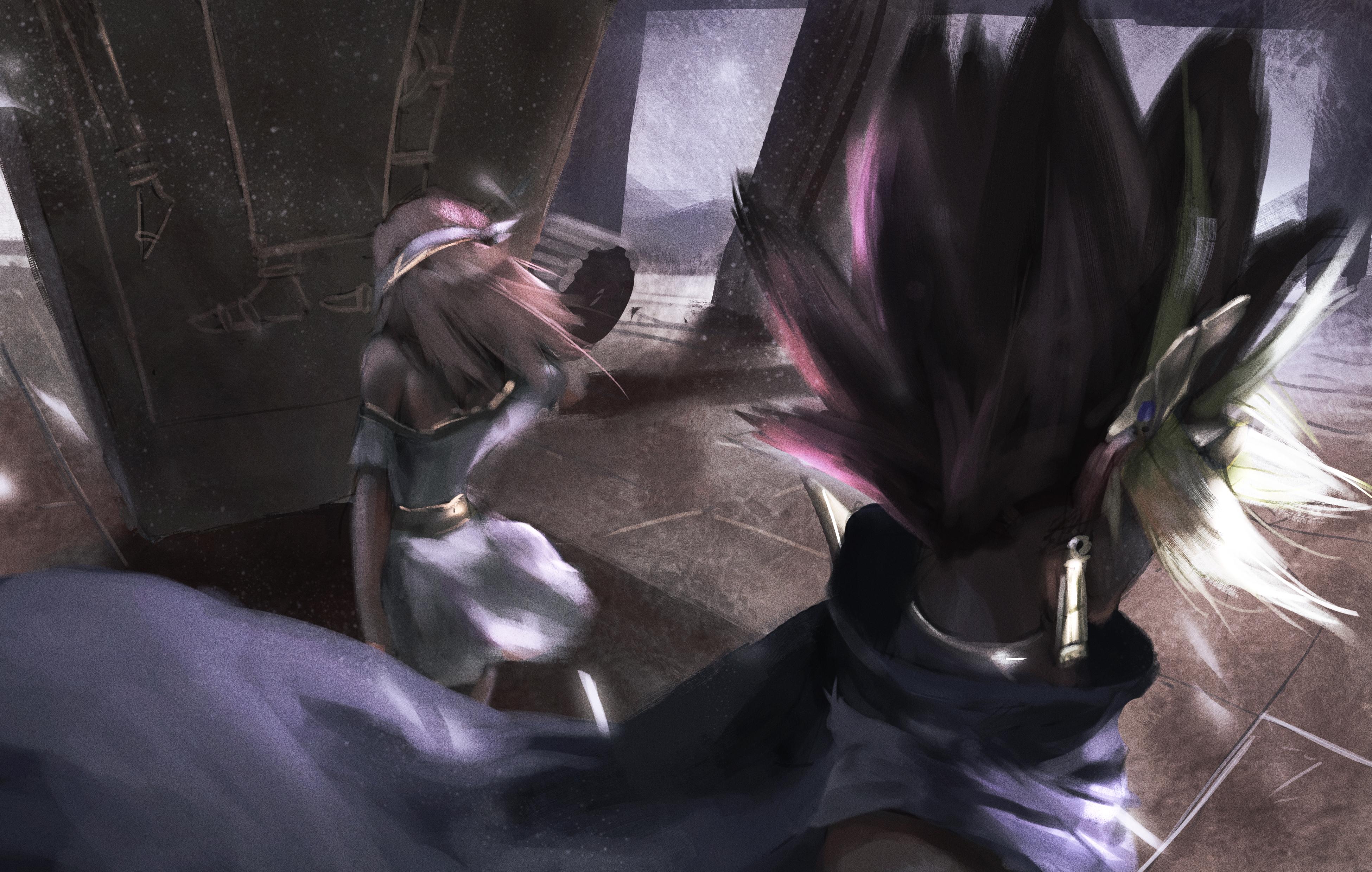 3900x2480 Yugi Muto, Pharaoh Atem, Mana (Yu Gi Oh!), HD Wallpaper
