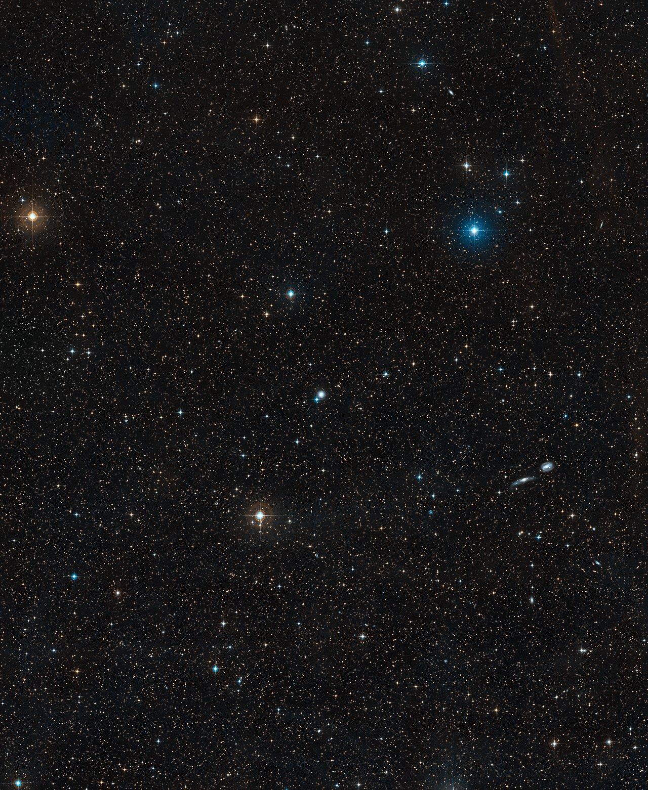 1280x1562 Wide Field View Of The Region Around Galaxy NGC 3783