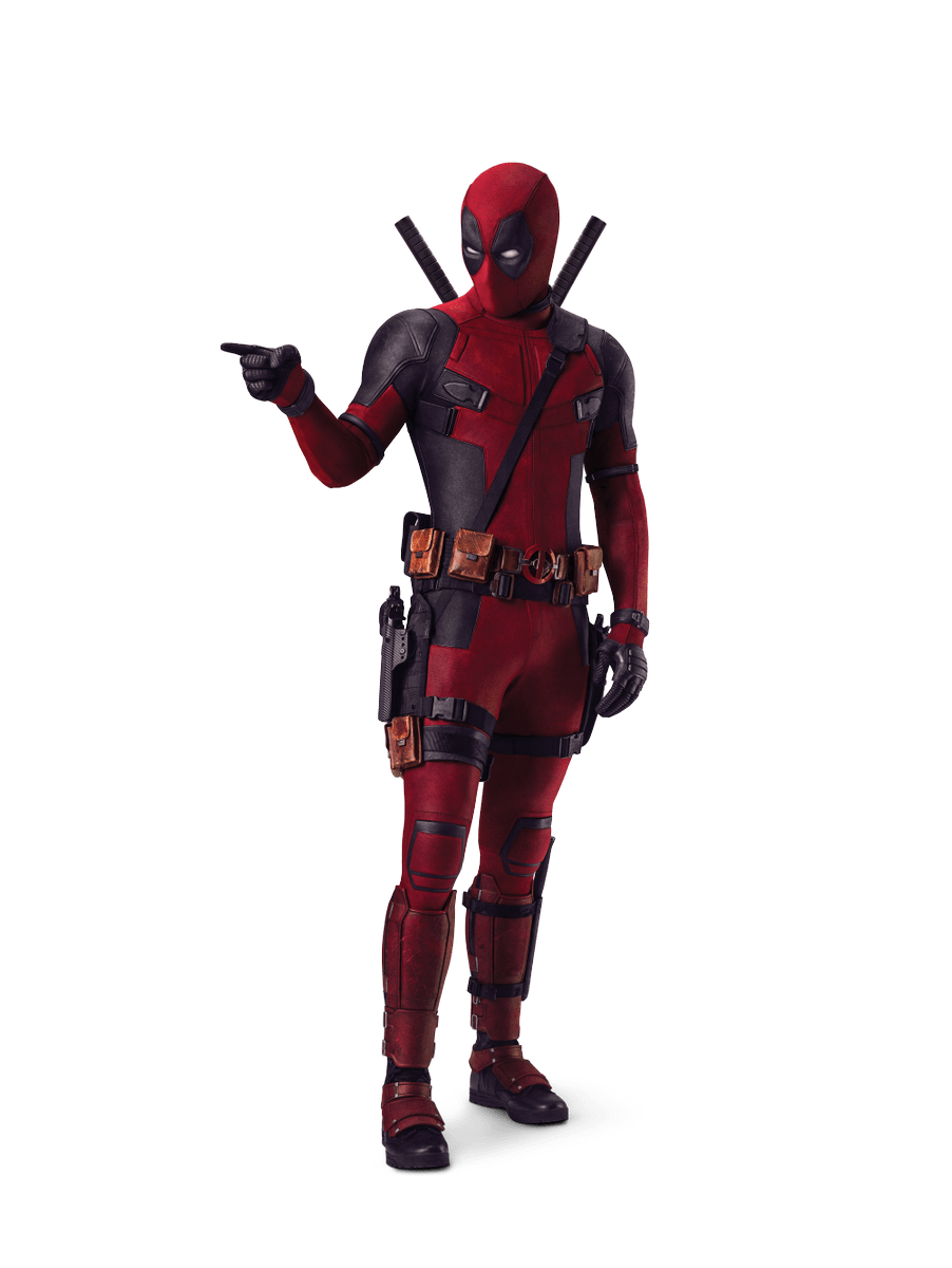 902x1200 Download Deadpool Cable Character Fictional Figurine Standee HQ PNG Image