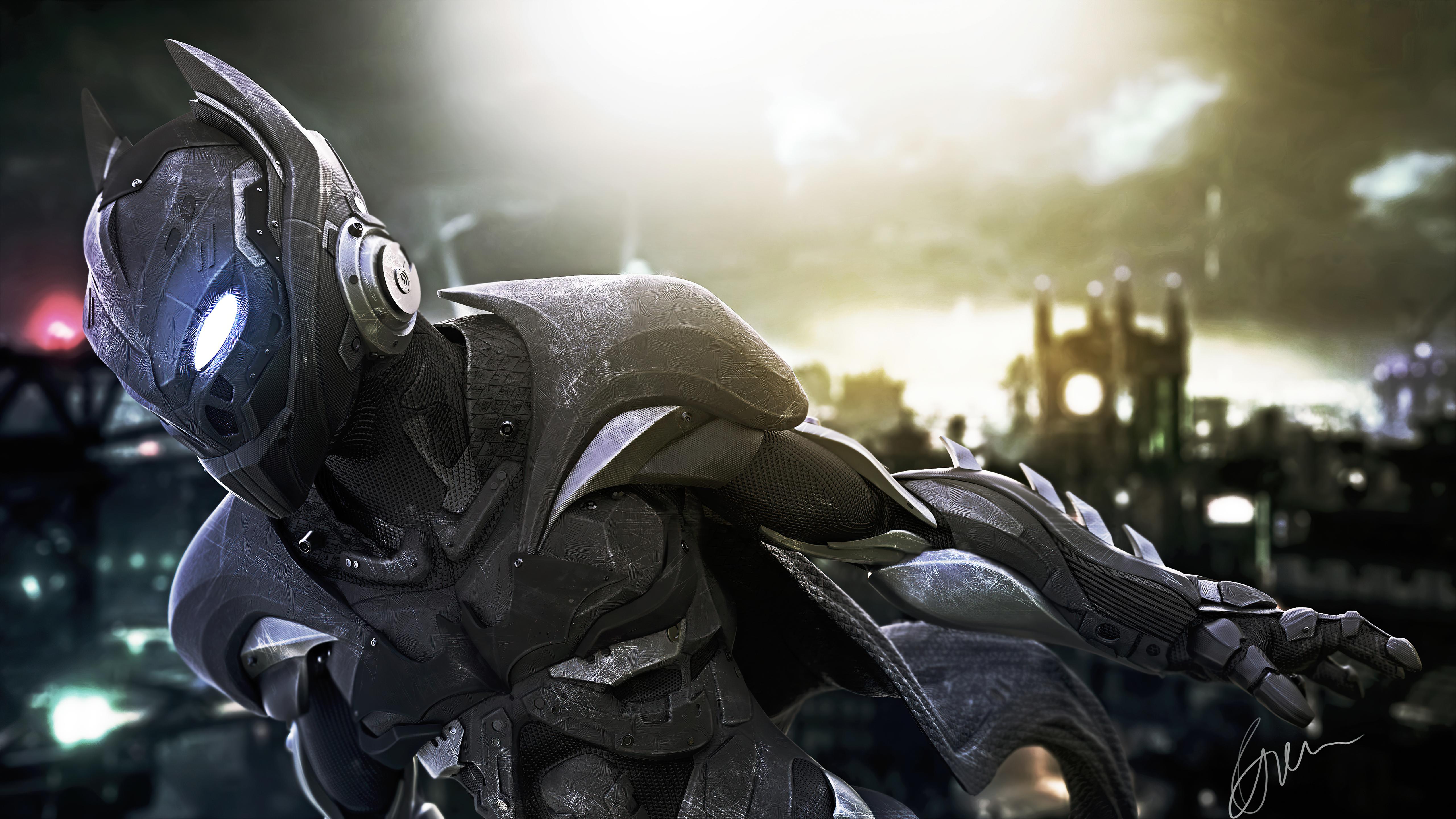 5120x2881 Batman arkham Wallpaper