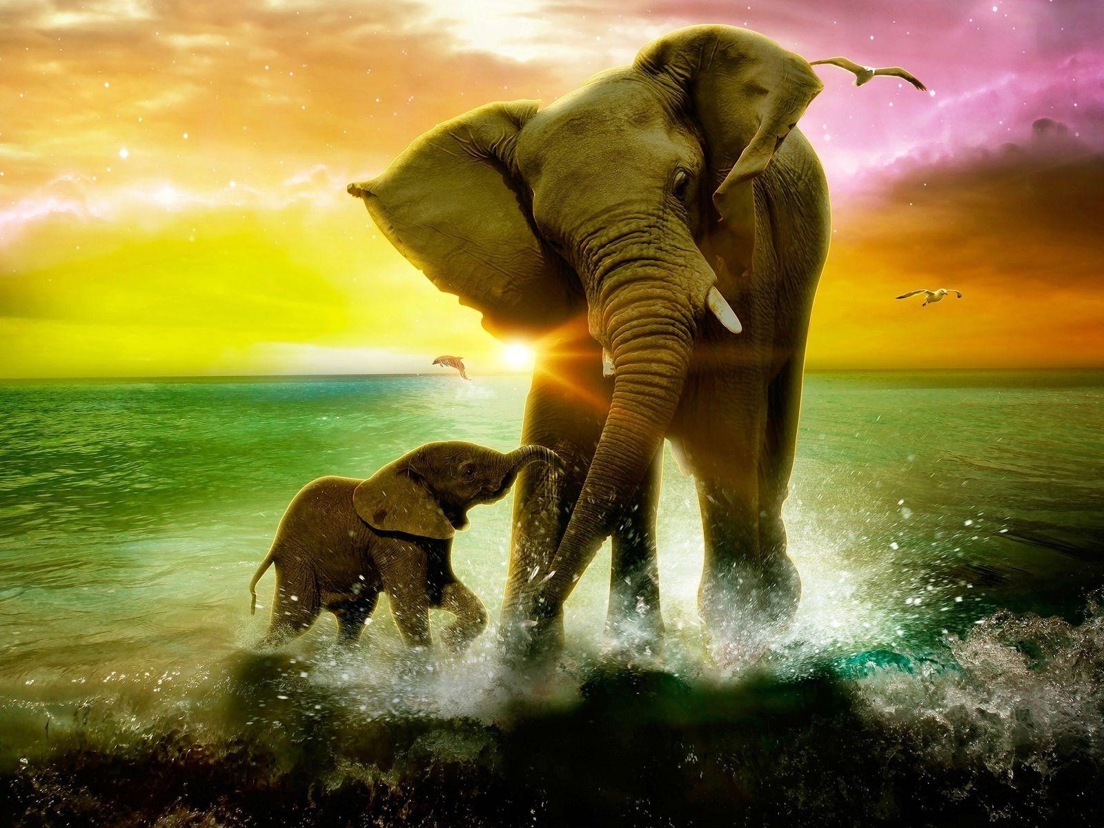 1600x1200 Elephant Wallpaper