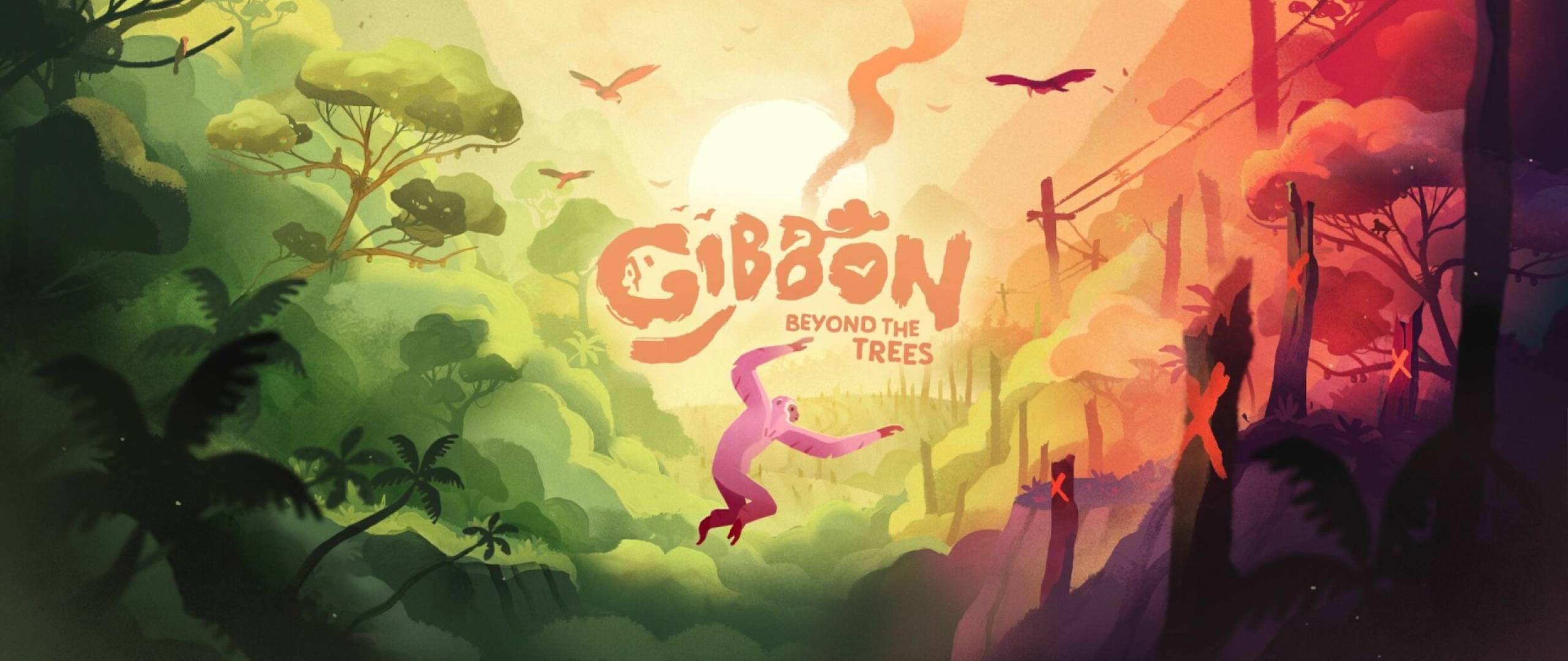 2560x1080 Gibbon Beyond The Trees HD 2560x1080 Resolution Wallpaper, HD Games 4K Wallpaper, Image, Photo and Background