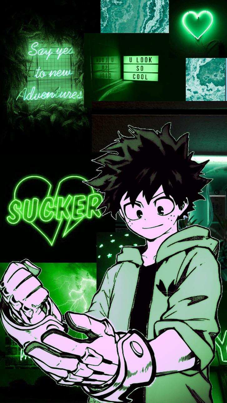 727x1293 Izuku Wallpaper (Dark Green) Requests are open