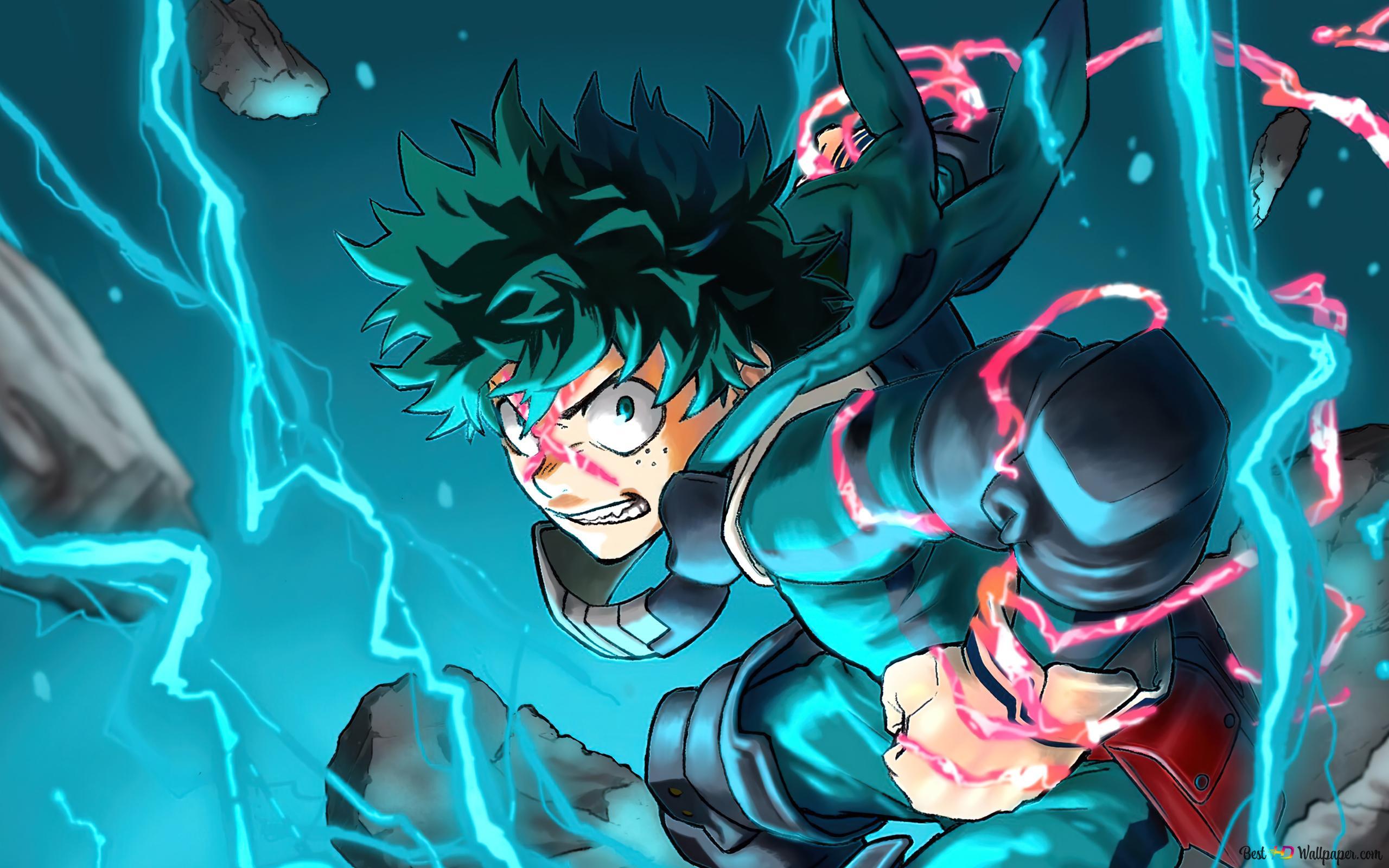 2560x1600 My Hero Academia : Izuku Midoriya One For All 4K wallpaper download