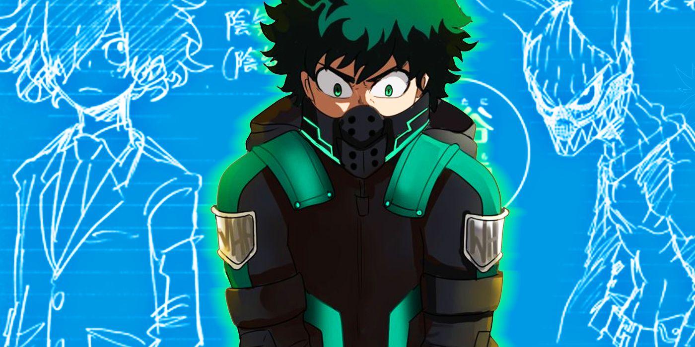 1400x700 My Hero Academia: Deku's Original Design Was a LOT Like Batman