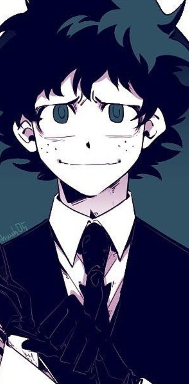 630x1280 Dark Deku wallpaper