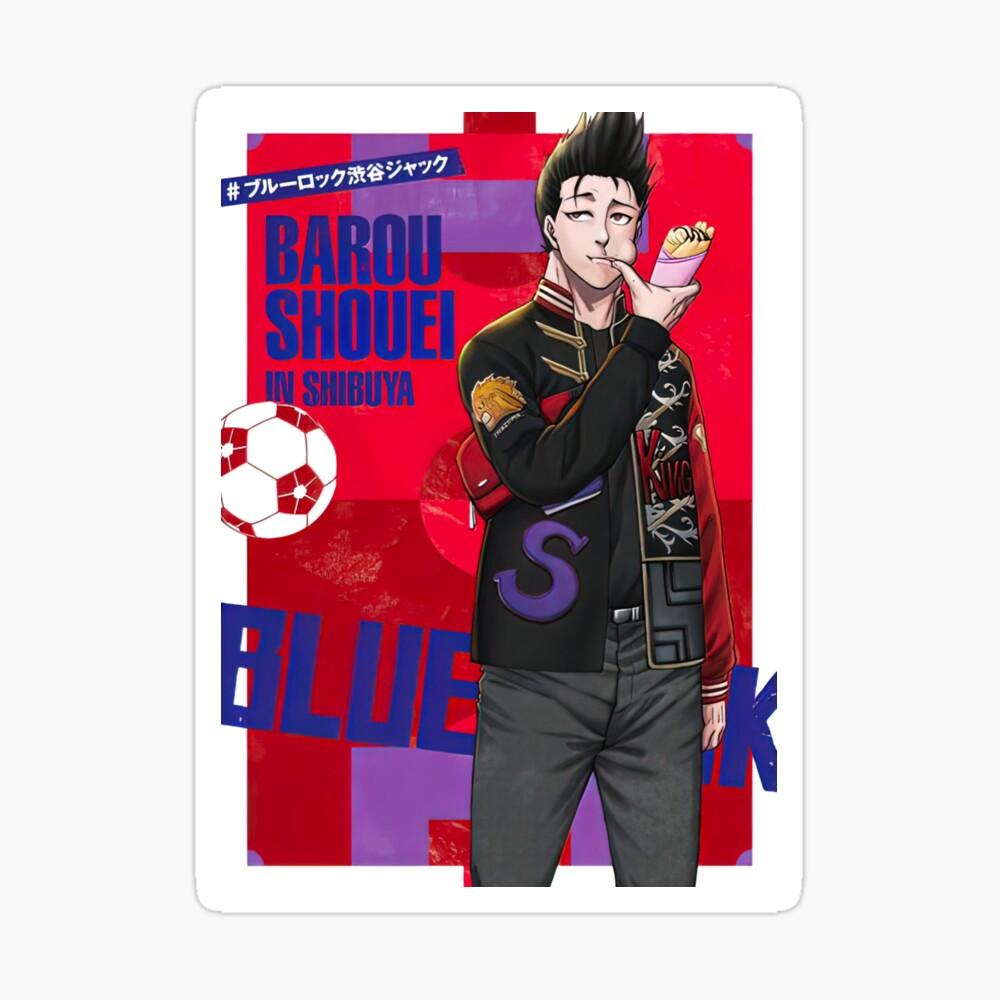 1000x1000 Blue Lock Barou Shouei Photographic Print
