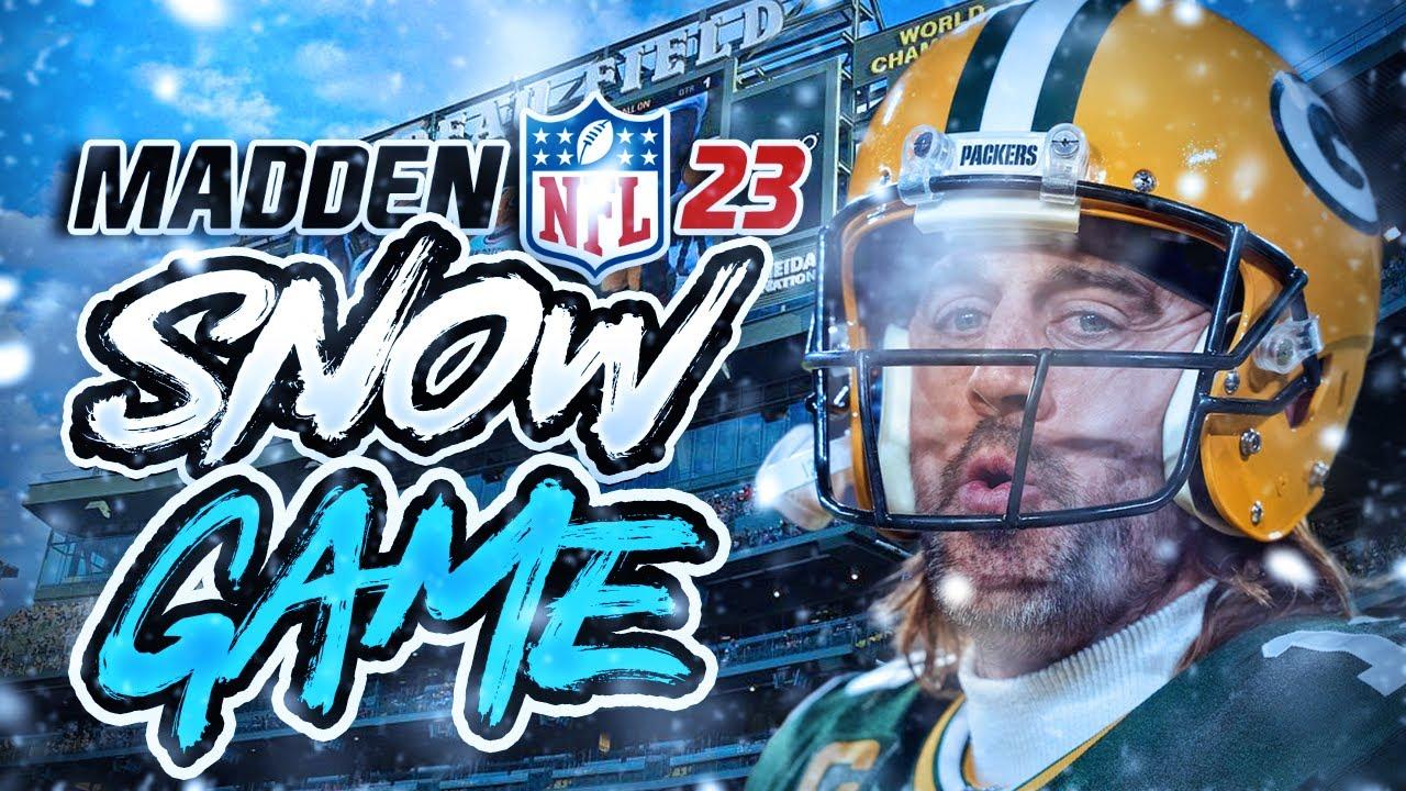 1280x720 Madden NFL 23 Snow Gameplay! FULL GAME! Packers vs Bills!