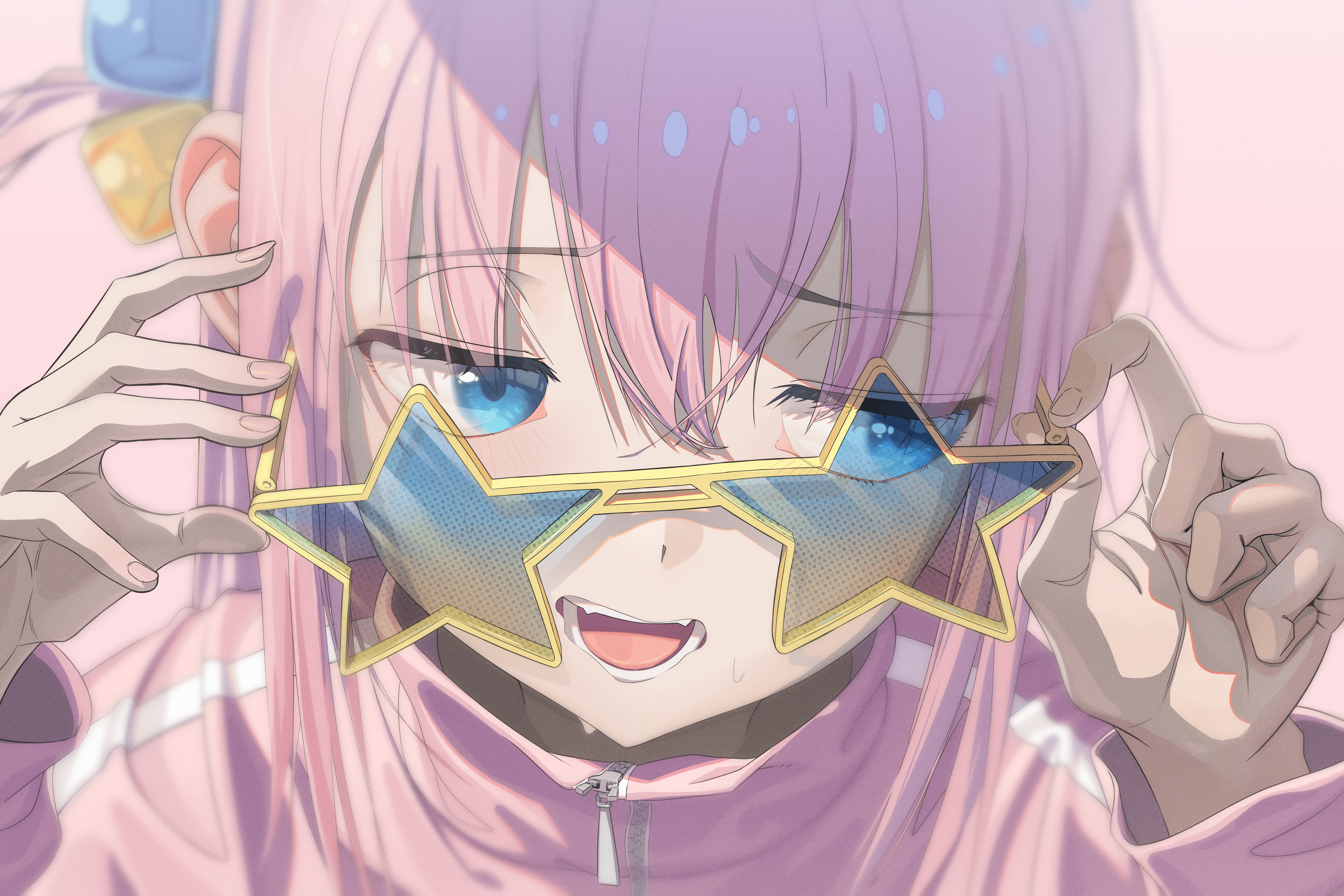 6000x4000 Hitori Gotou Star Shades. Bocchi the Rock! 4K Ultra HD Wallpaper