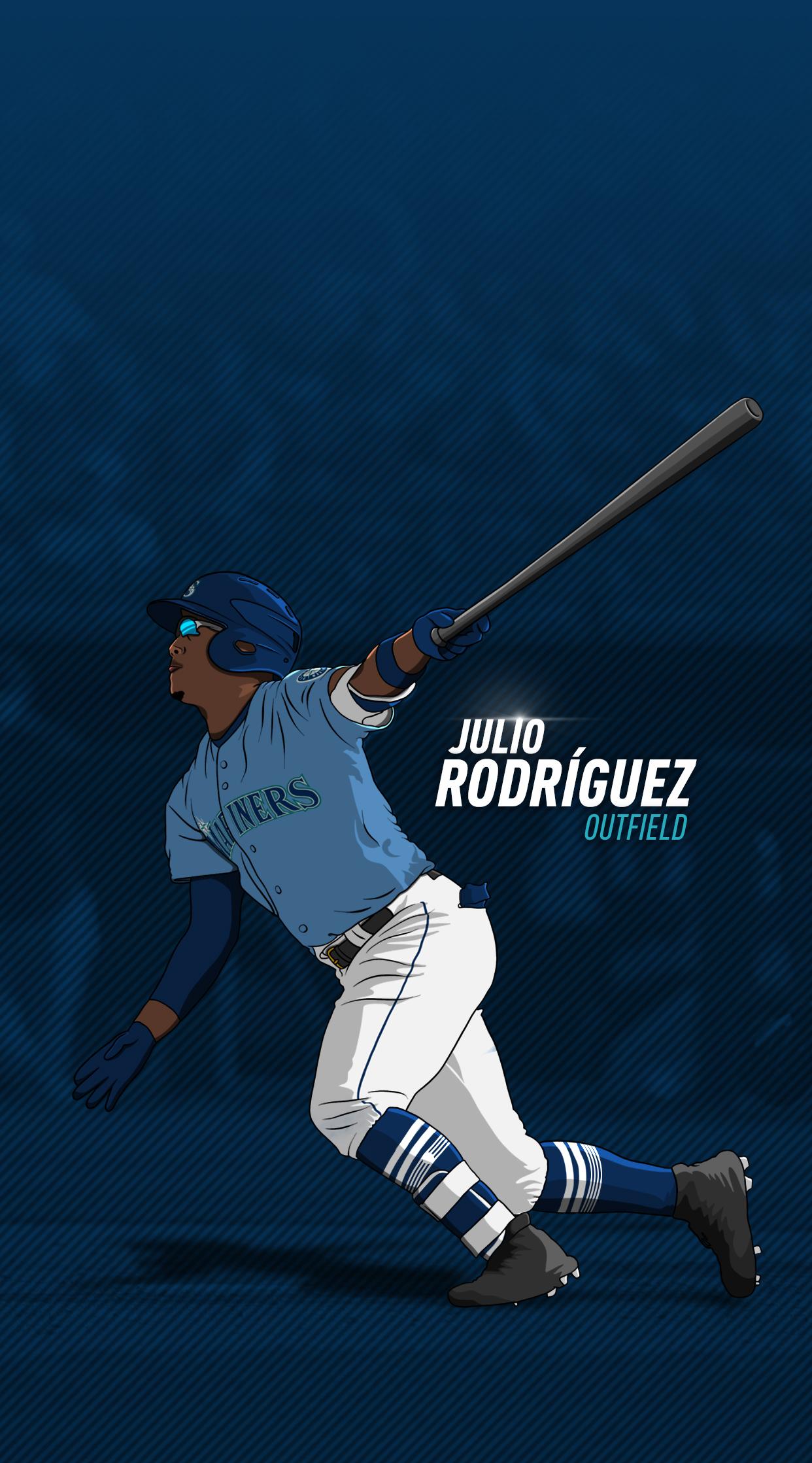 Julio Rodriguez Wallpaper - iXpap  Seattle mariners baseball, Baseball  catchers gear, Baseball