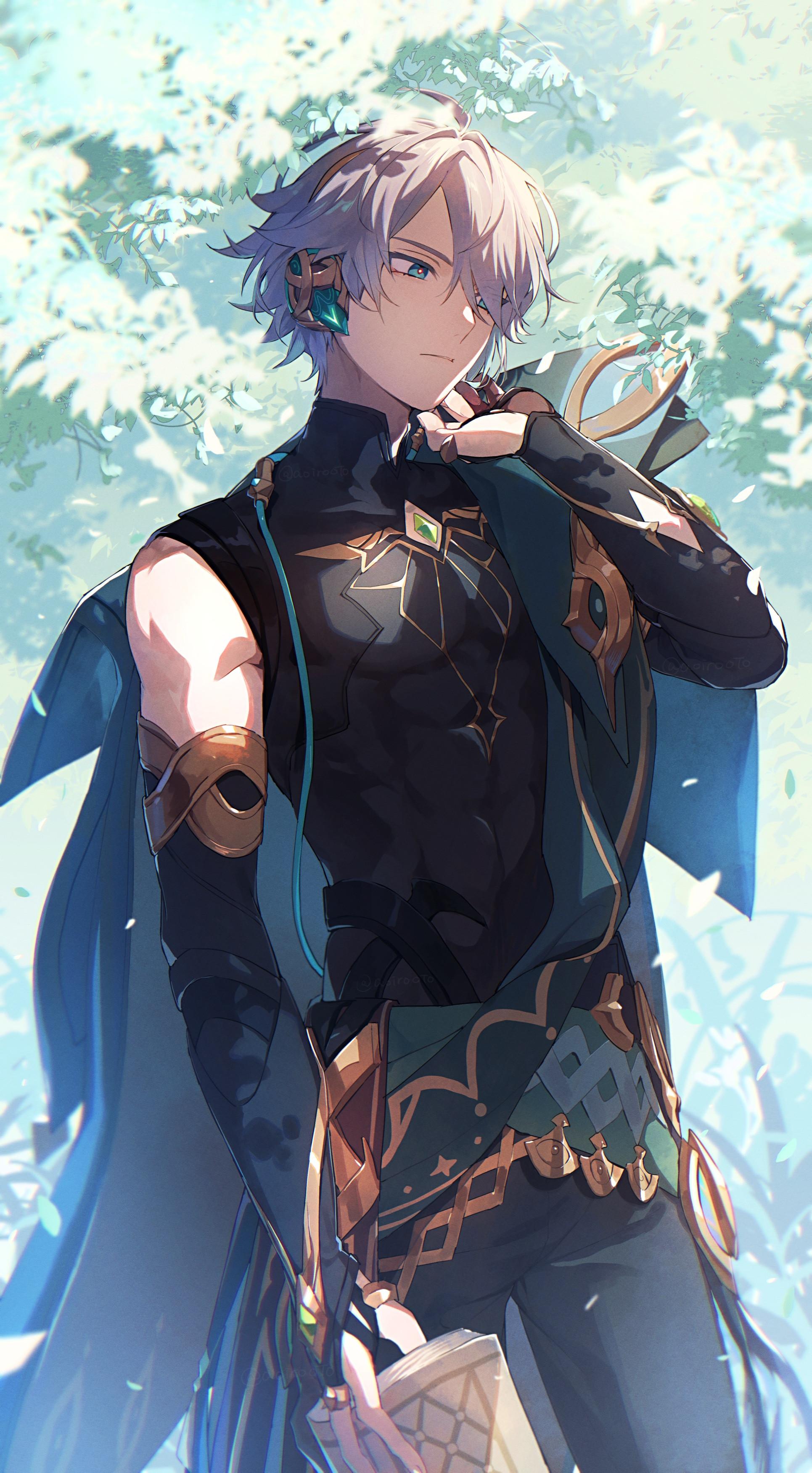 1931x3500 Photo genshin impact, handsome, anime games, Wallpaper Alhaitham, anime picture on Fonwall
