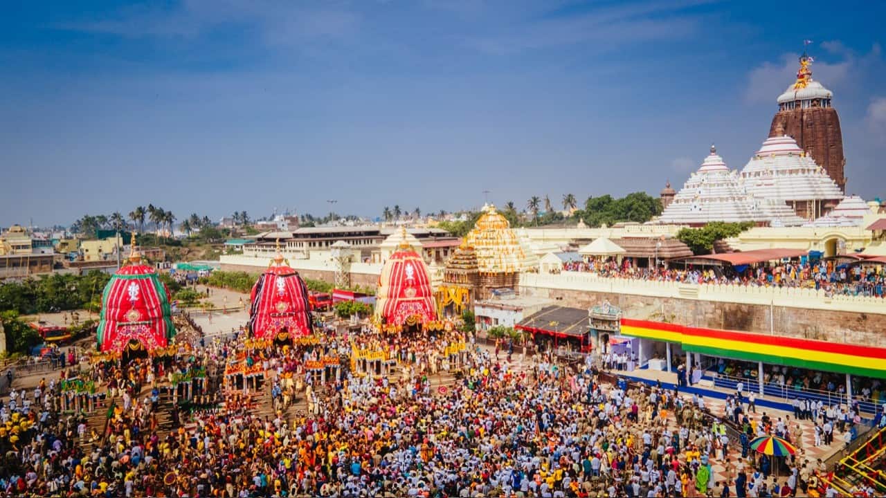 1280x720 In Pics. Puri's Jagannath Rath Yatra celebration begins