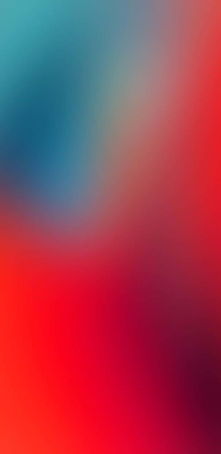 720x1480 Download iPhone 11 Red Gradient Blur Wallpaper