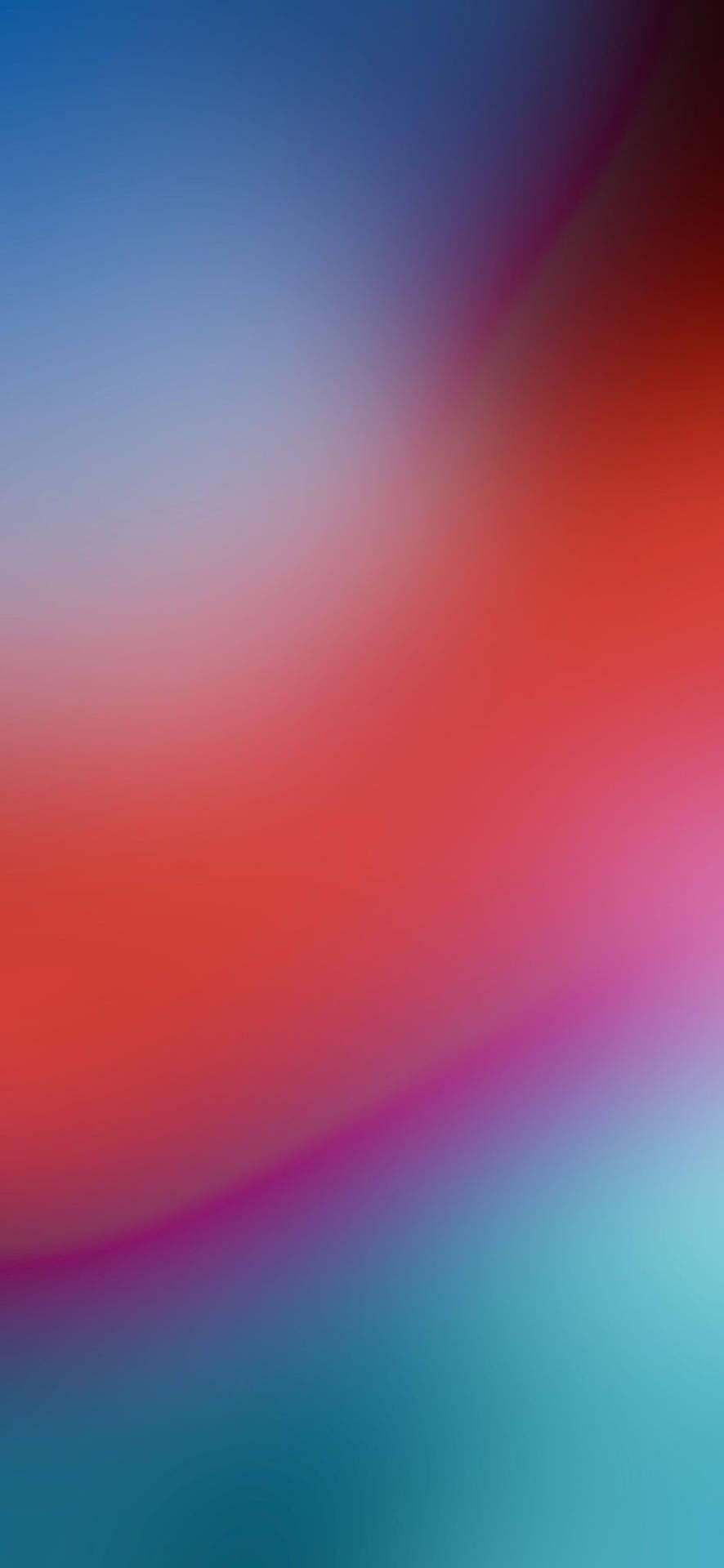 886x1920 Download iPhone 12 Stock Red Blue Blur Wallpaper