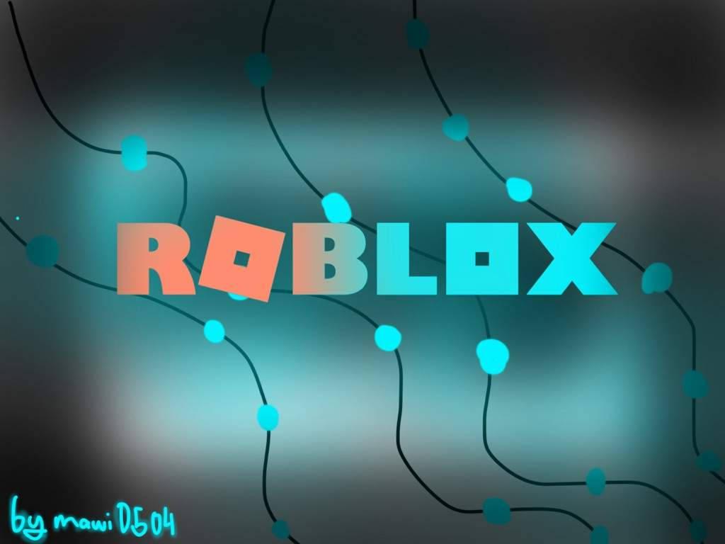 1024x768 Download Neon Roblox Logo Wallpaper