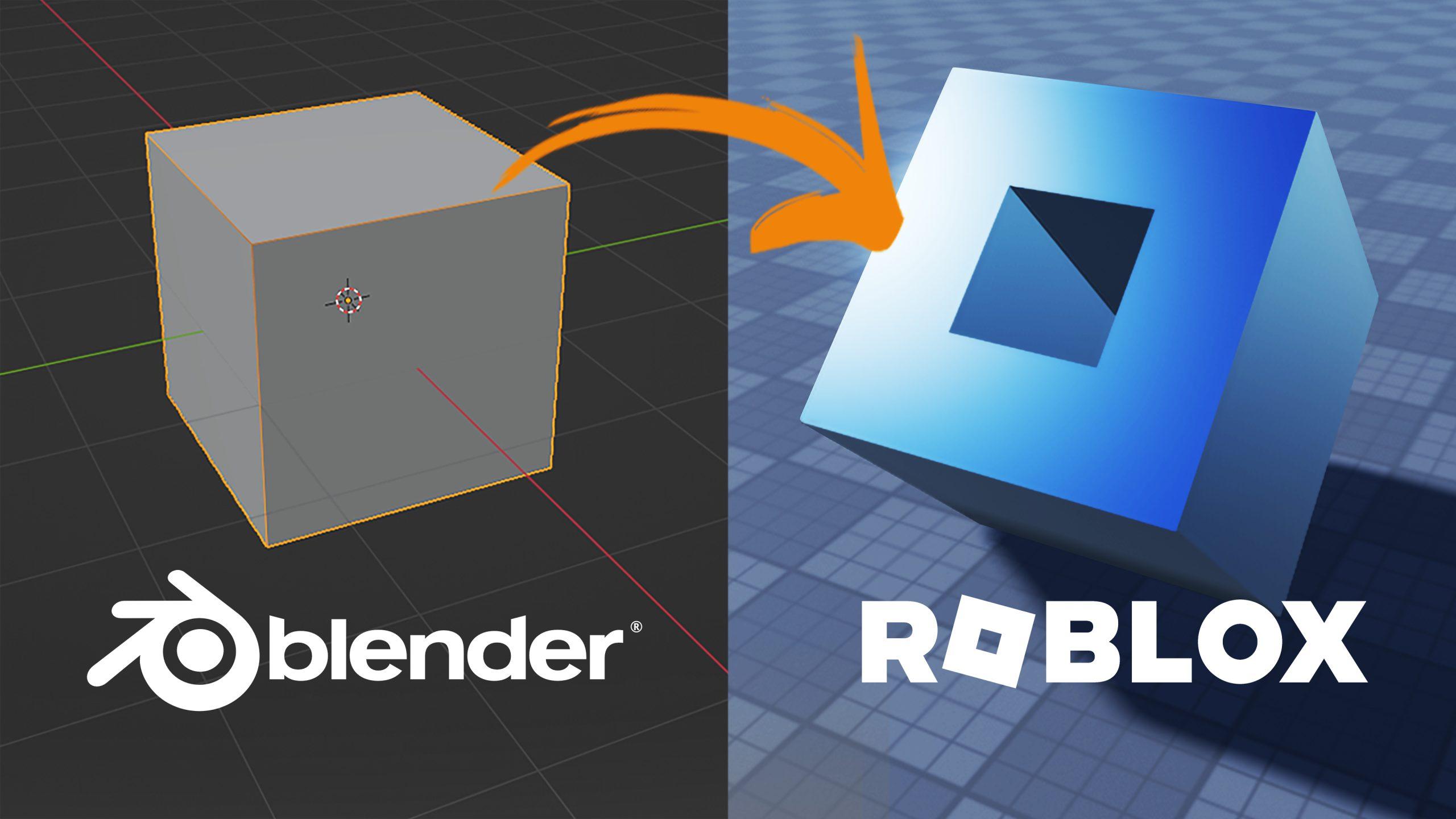 2560x1440 3D Model From Blender to Roblox Studio