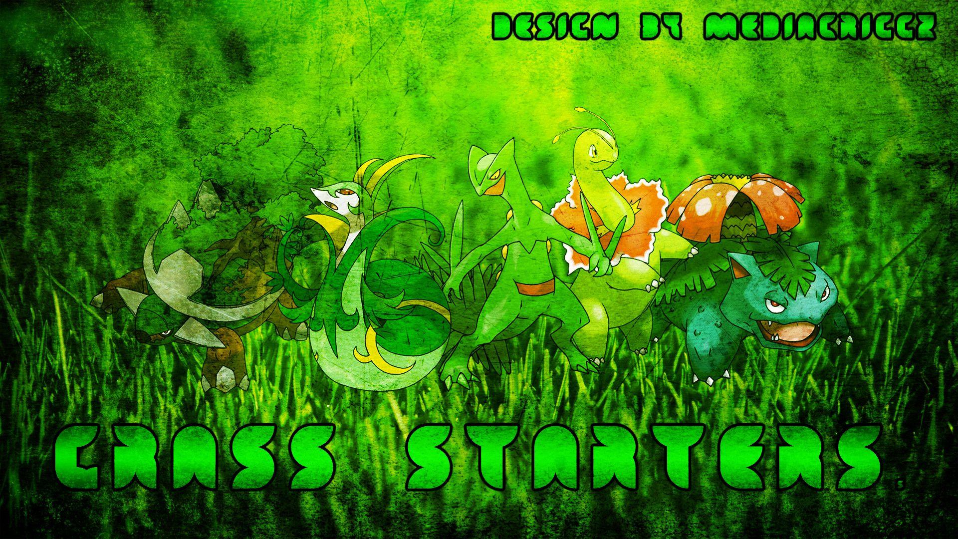1920x1080 Grass Type Pokémon Wallpaper