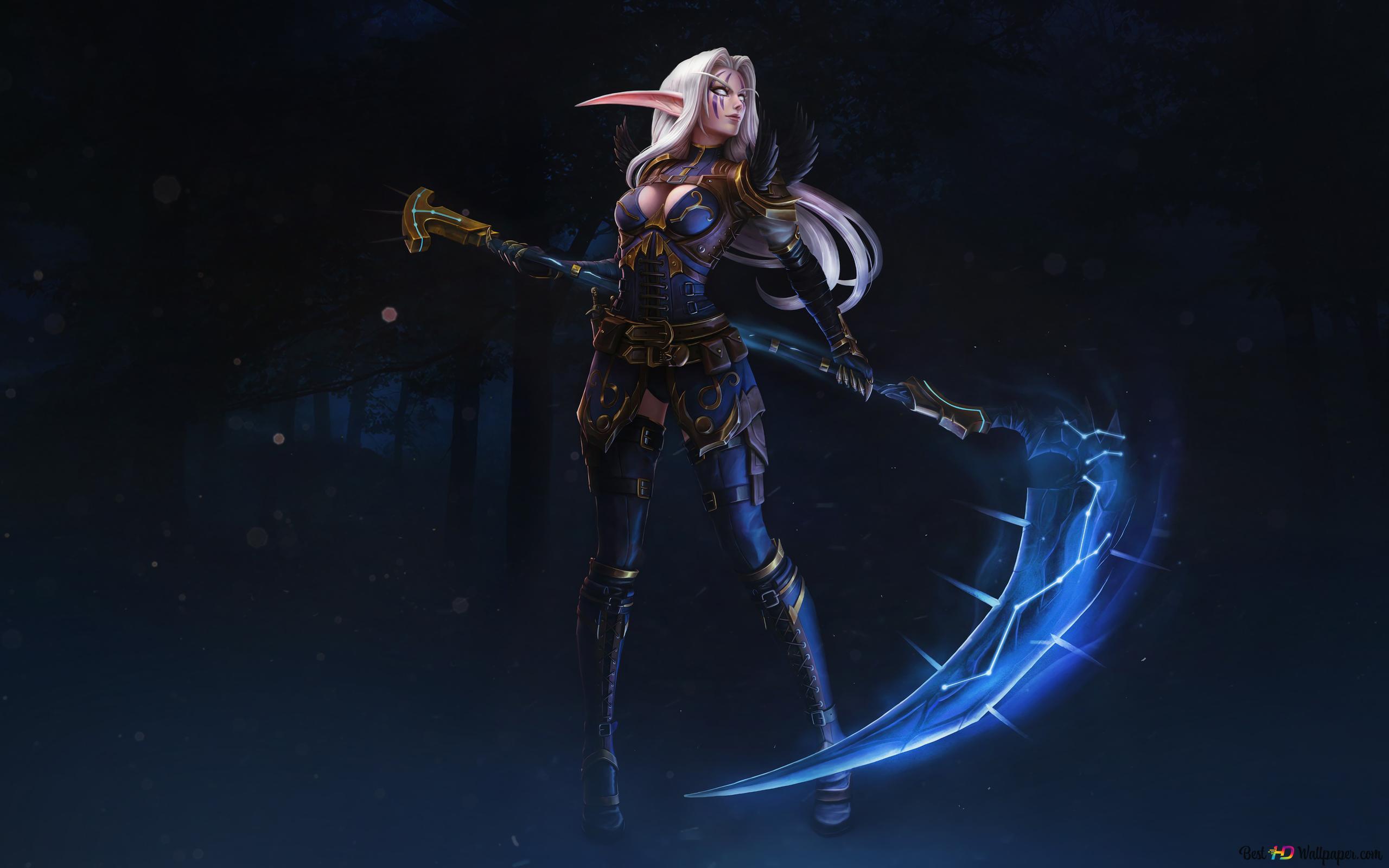2560x1600 Scythe Warrior of Warcraft (WoW) 4K wallpaper download