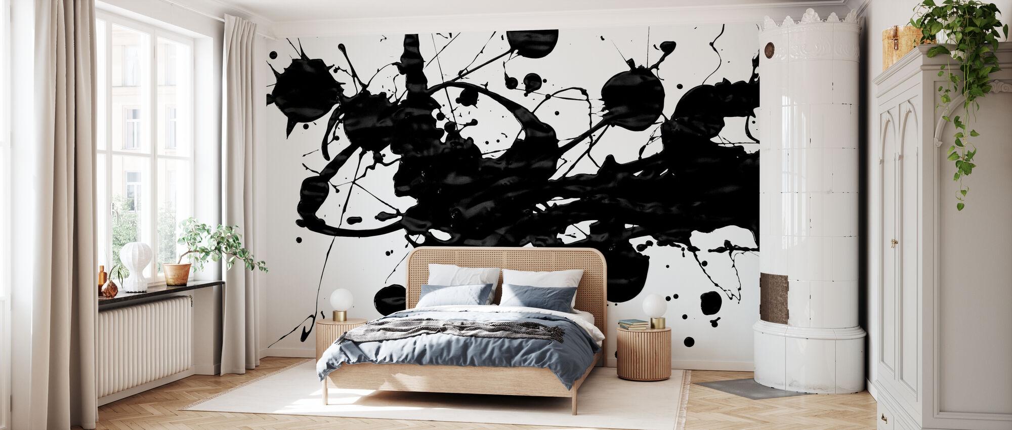 2000x850 Black Paint Splatter
