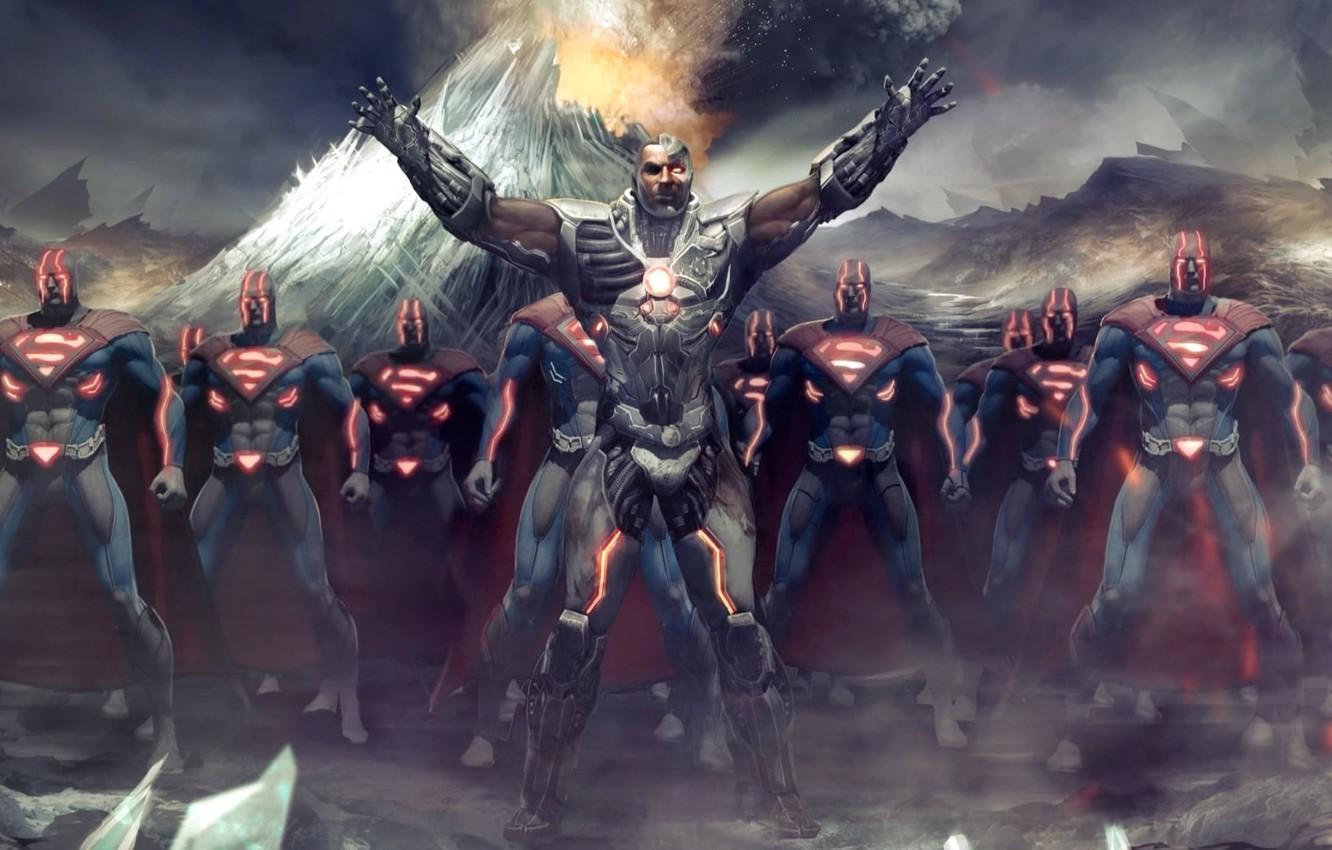 1332x850 Wallpaper army, cyborg, DC Comics, Comics, Cyborg Superman image for desktop, section фантастика