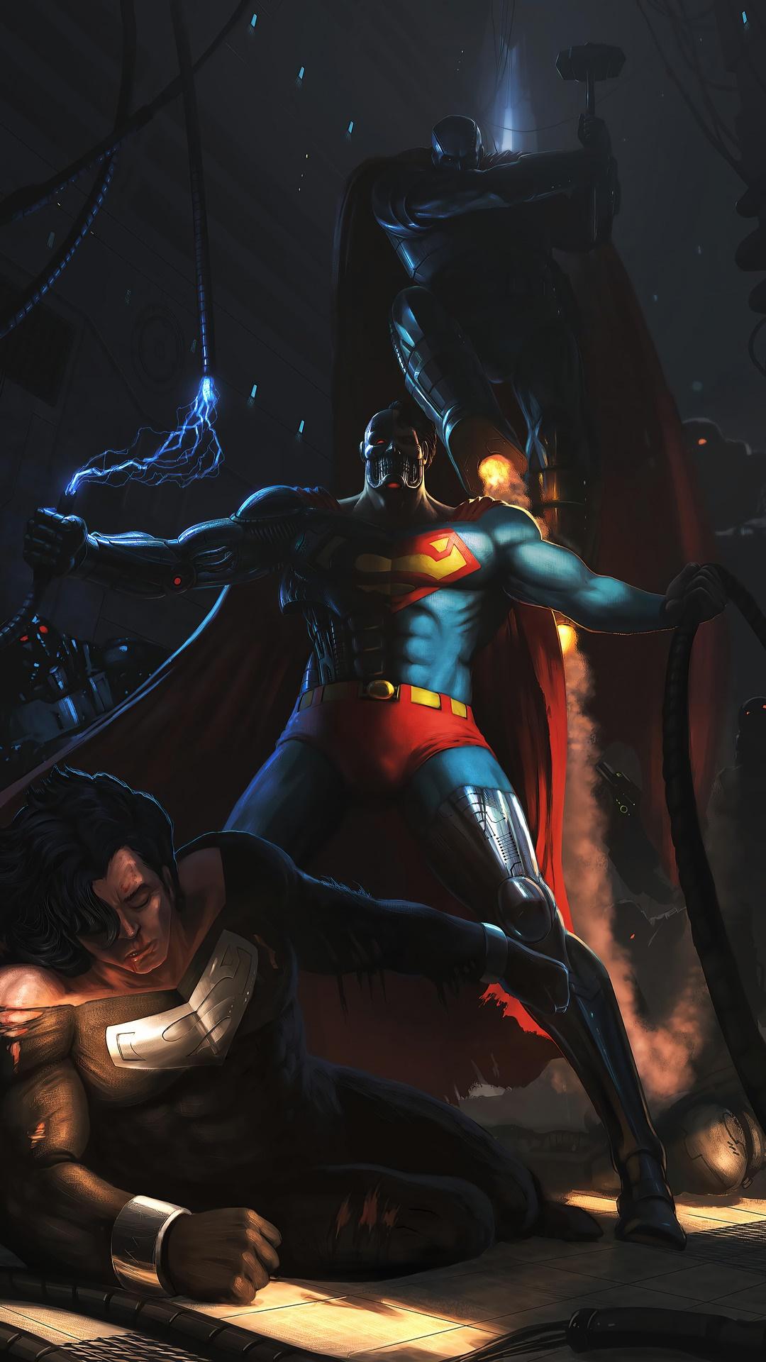 1080x1920 Cyborg Superman, DC Comics, Supervillain, Comics Gallery HD Wallpaper
