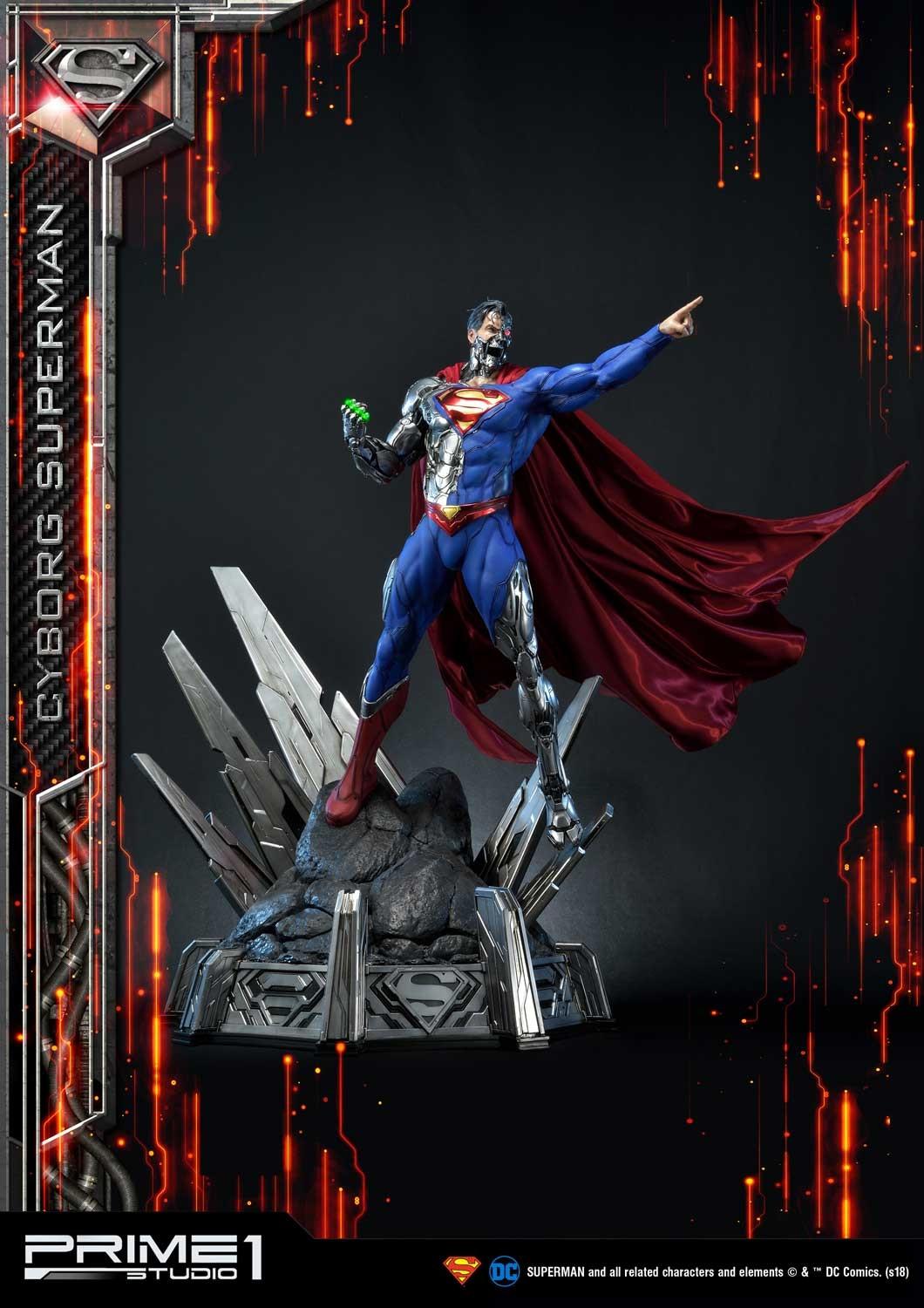 1060x1500 Cyborg Superman Superman Comic. Statue. Prime 1 Studio