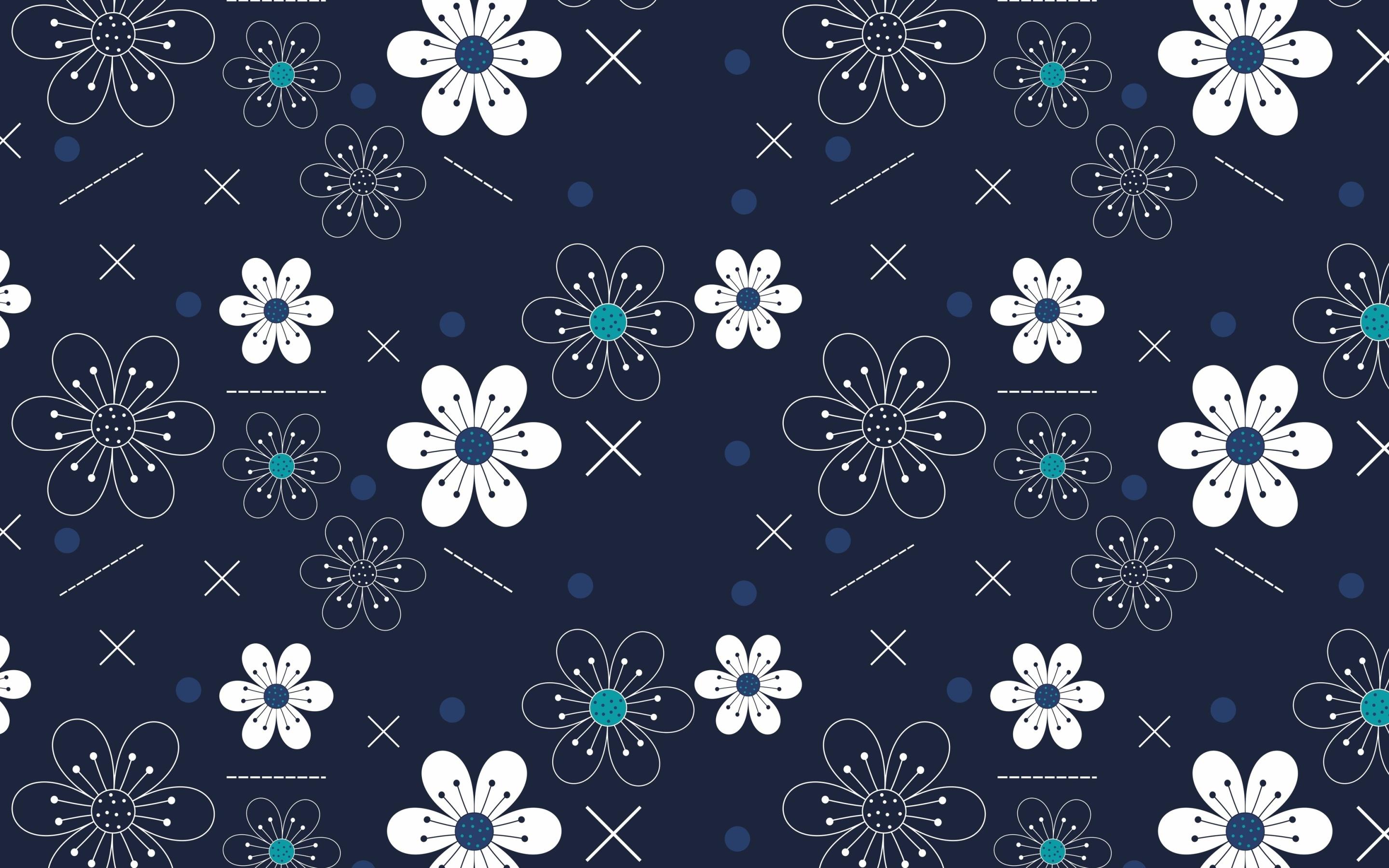 2880x1800 Wallpaper 4k Flowers Pattern 5k Wallpaper
