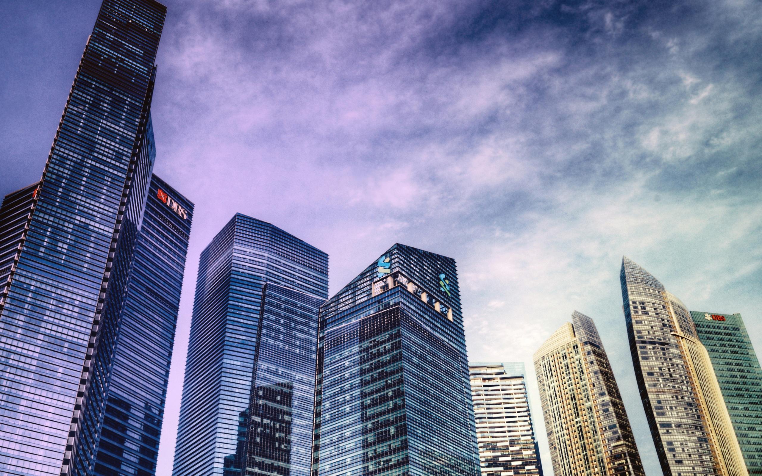 2560x1600 Wallpaper 4k Singapore Marina Bay Financial Centre 5k Wallpaper