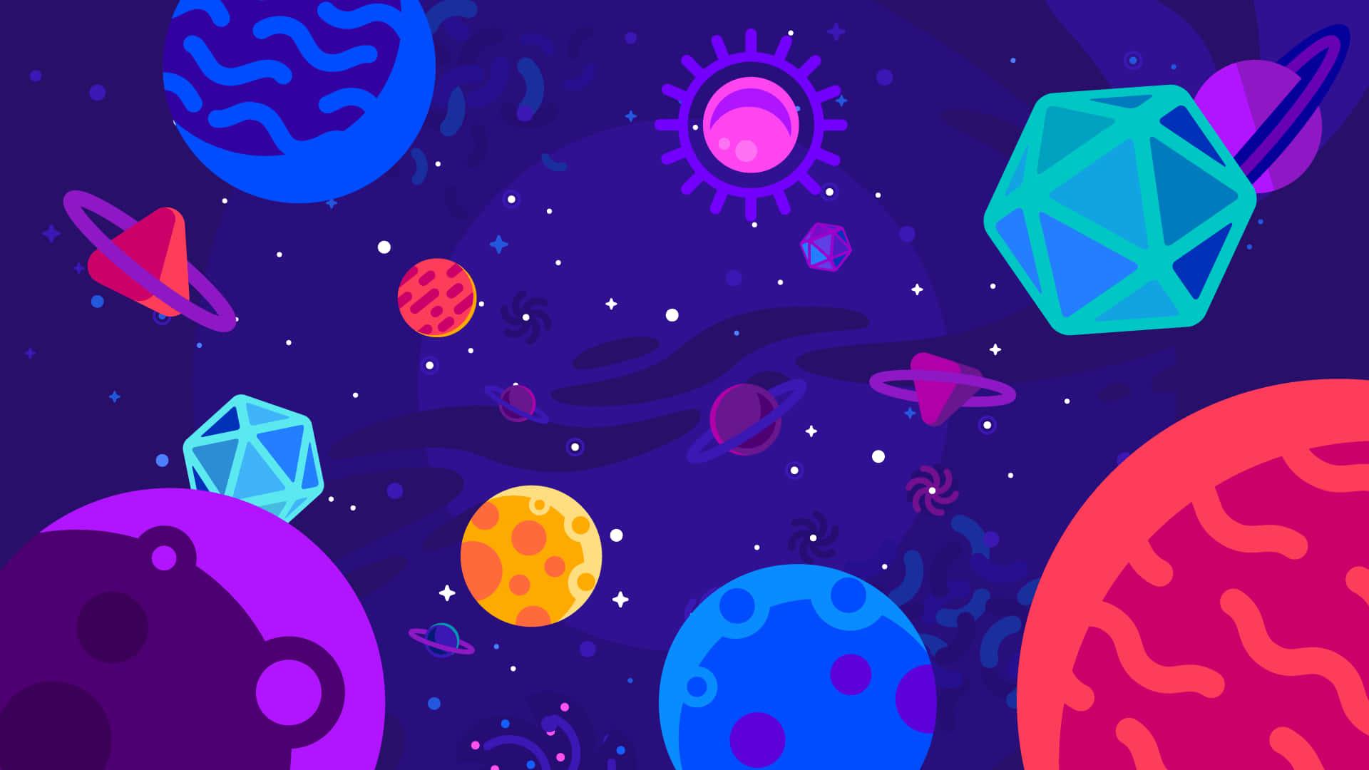 1920x1080 Download Kurzgesagt Galaxy Wallpaper