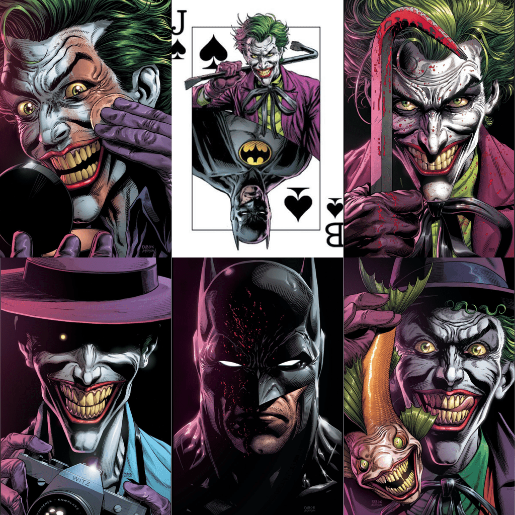 1024x1024 BATMAN THREE JOKERS (OF 3) 5 PACK SET (W FREE PLAYING CARDS PROMO PACK) 08 25 20. Joker Comic, Three Jokers, Batman Joker Wallpaper