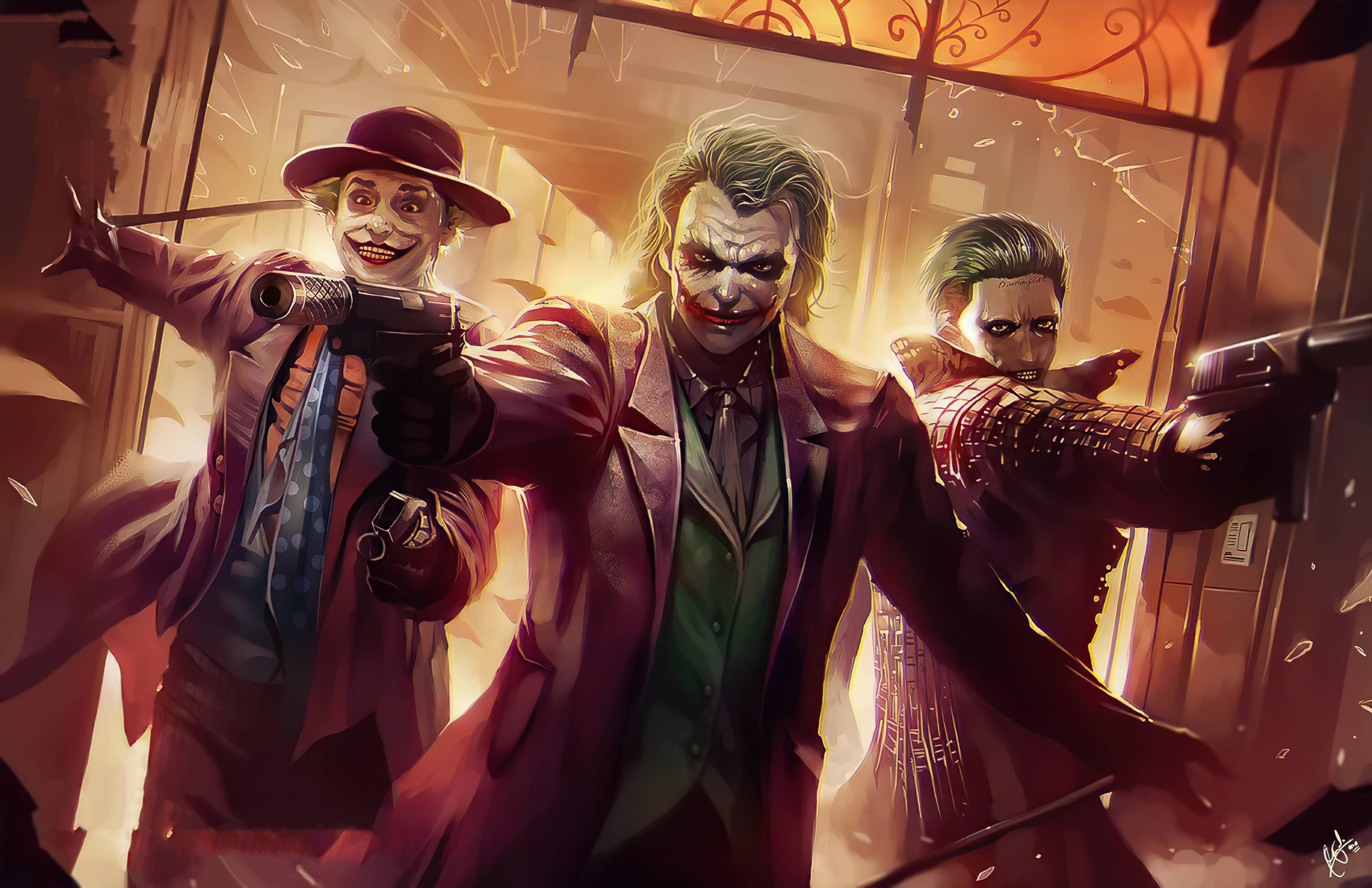 3840x2485 Jokers 4k, HD Superheroes, 4k Wallpaper, Image, Background, Photo and Picture