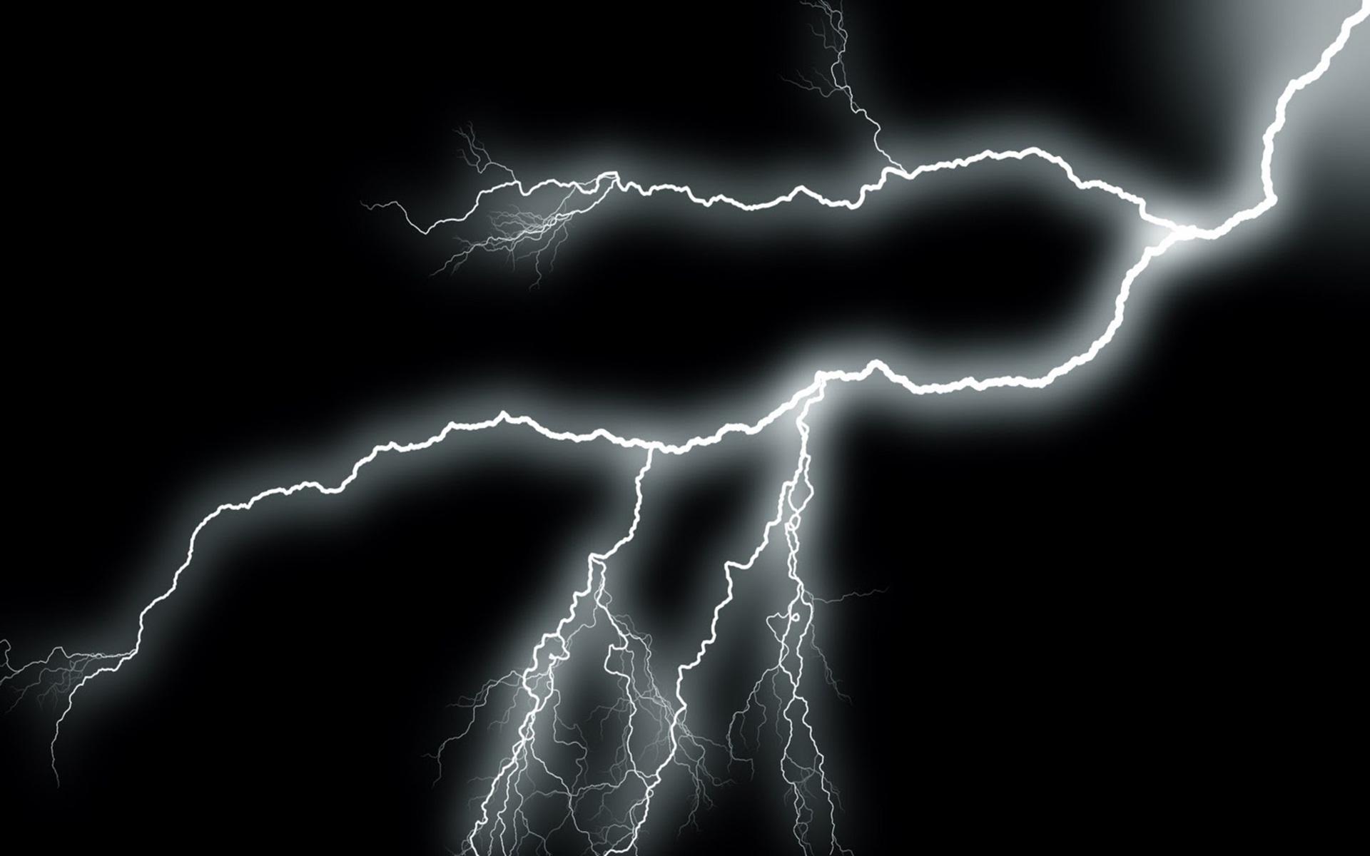 1920x1200 White Lightning Wallpaper
