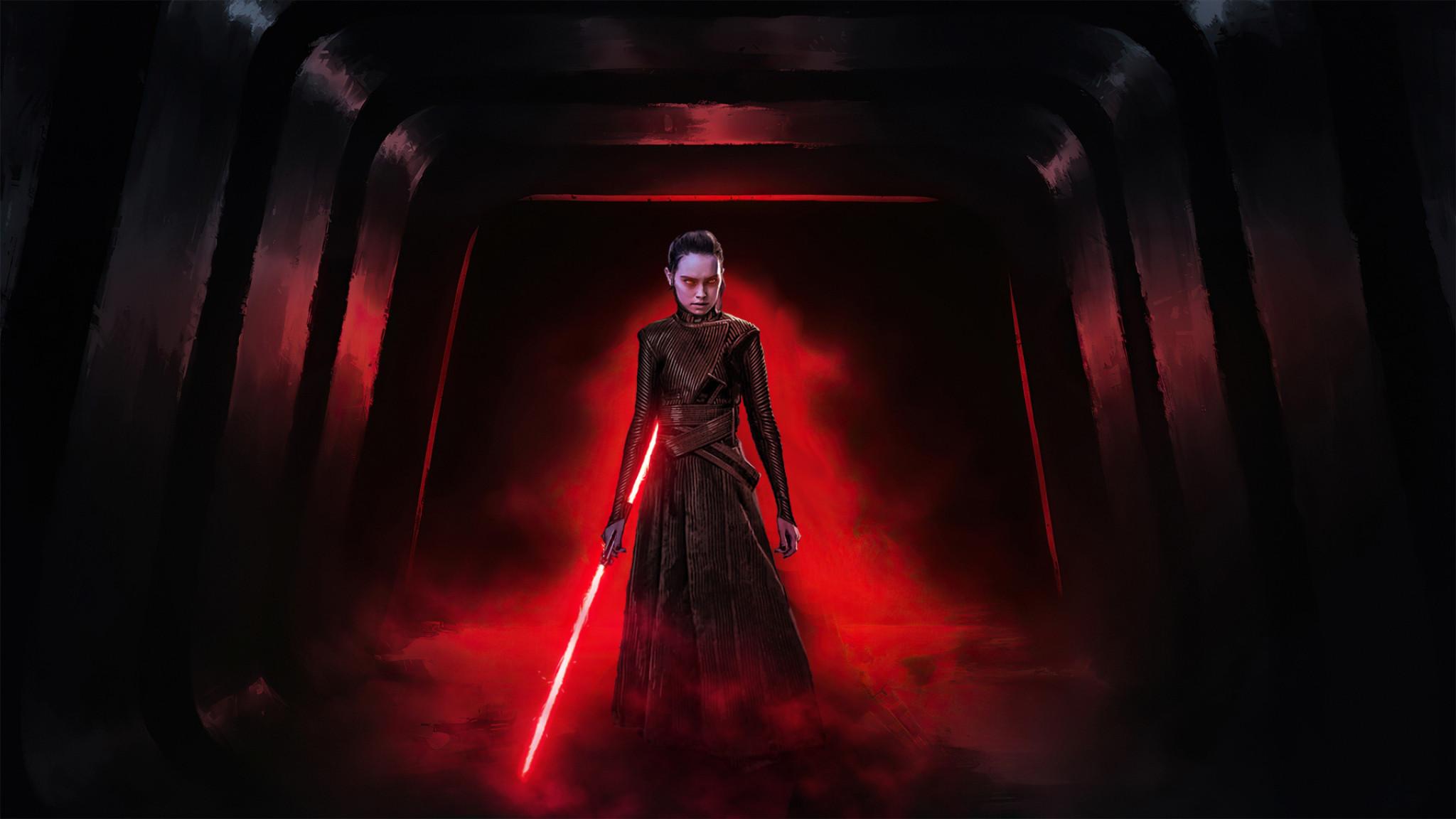 2048x1152 Rey Palpatine HD Star Wars Cool Art 2048x1152 Resolution Wallpaper, HD Artist 4K Wallpaper, Image, Photo and Background