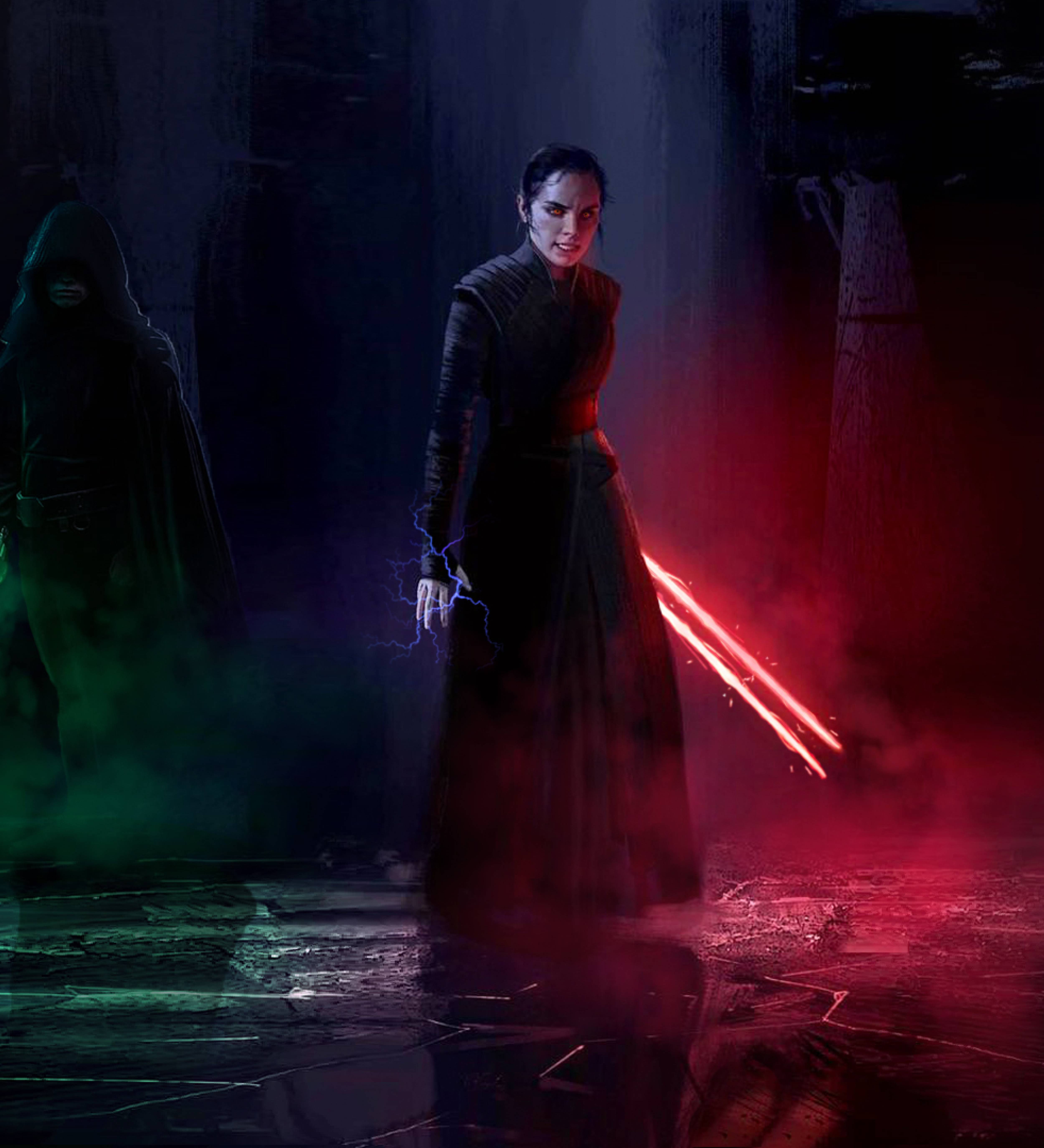 5000x5500 Luke vs Rey Palpatine Star Wars 5000x5500 Resolution Wallpaper, HD Movies 4K Wallpaper, Image, Photo and Background