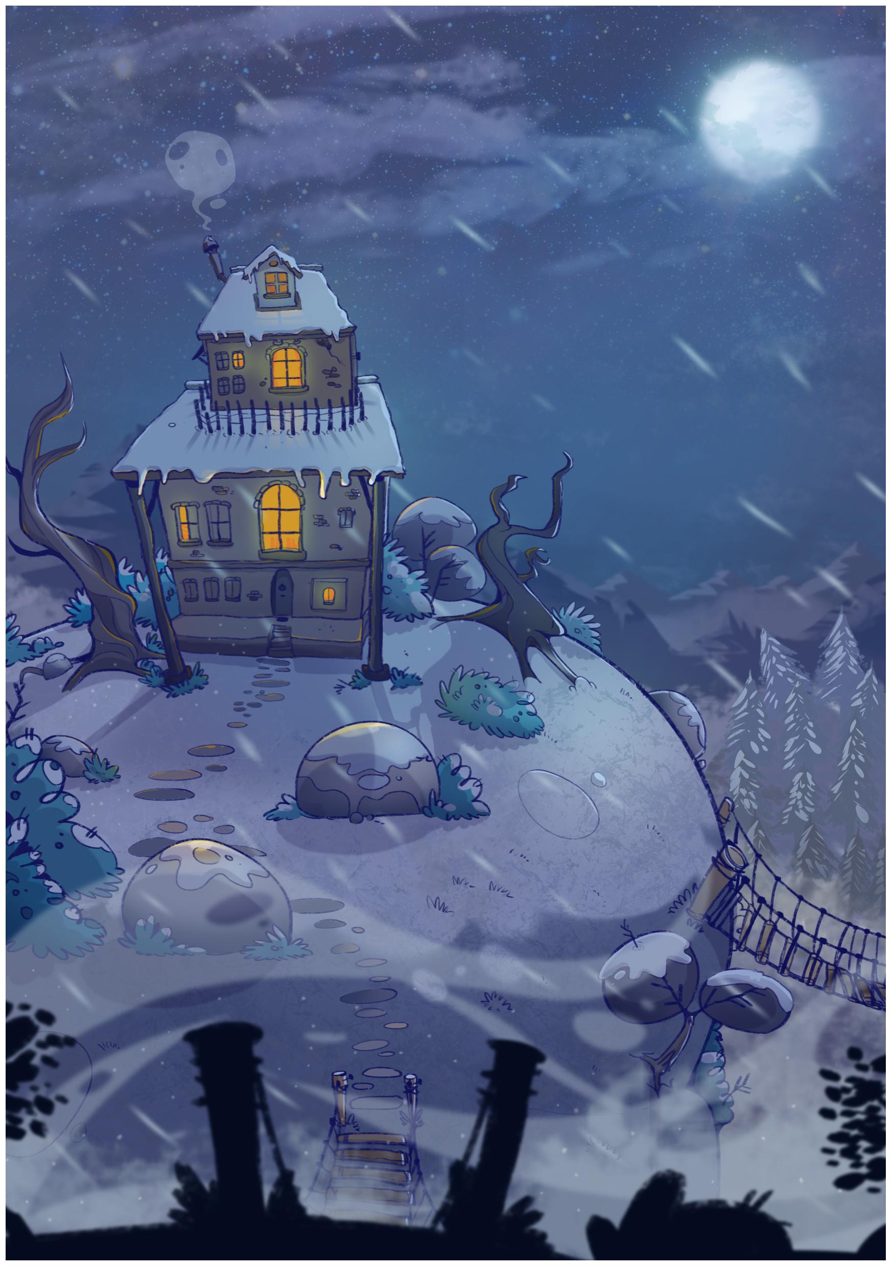1748x2480 Granny's cozy winter abode