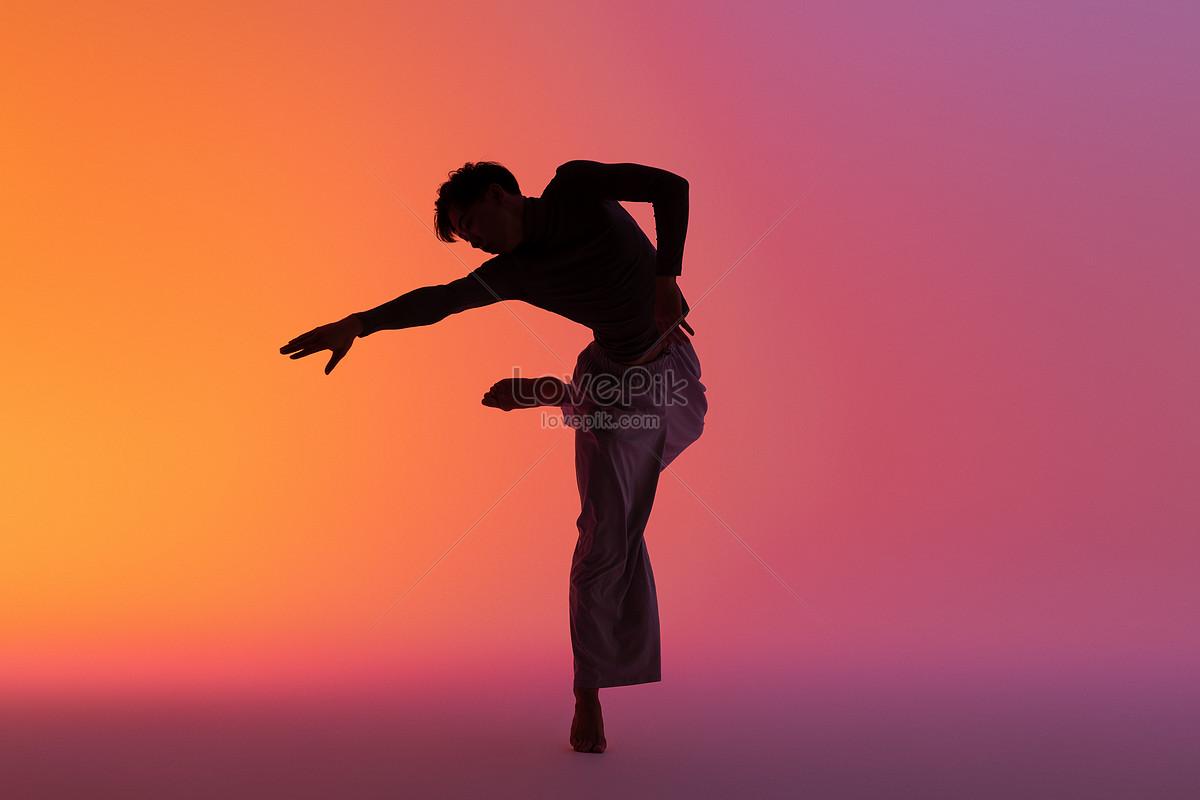 1200x800 Male Dancer Dancing Moves Silhouette Picture And HD Photo. Free Download On Lovepik
