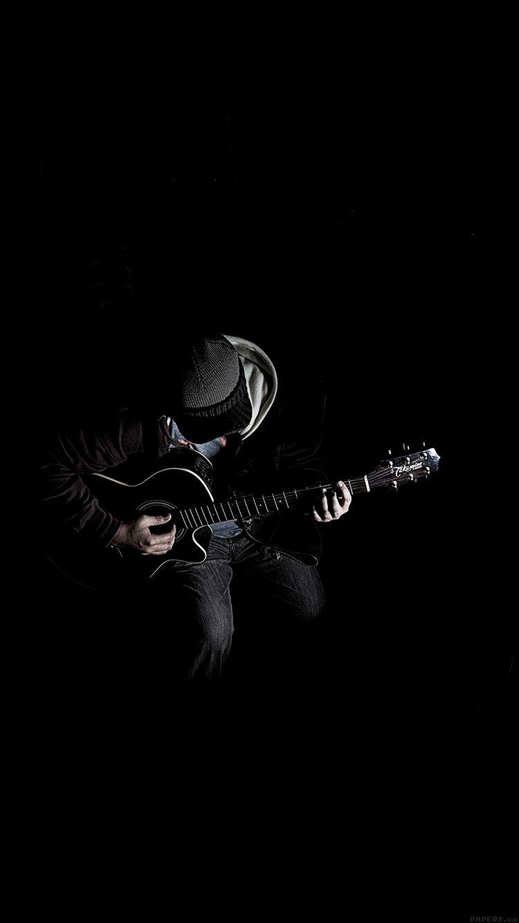 750x1334 Out The Dark Guitar Player Music. Music Wallpaper, Guitar Wallpaper Iphone, Android Wallpaper