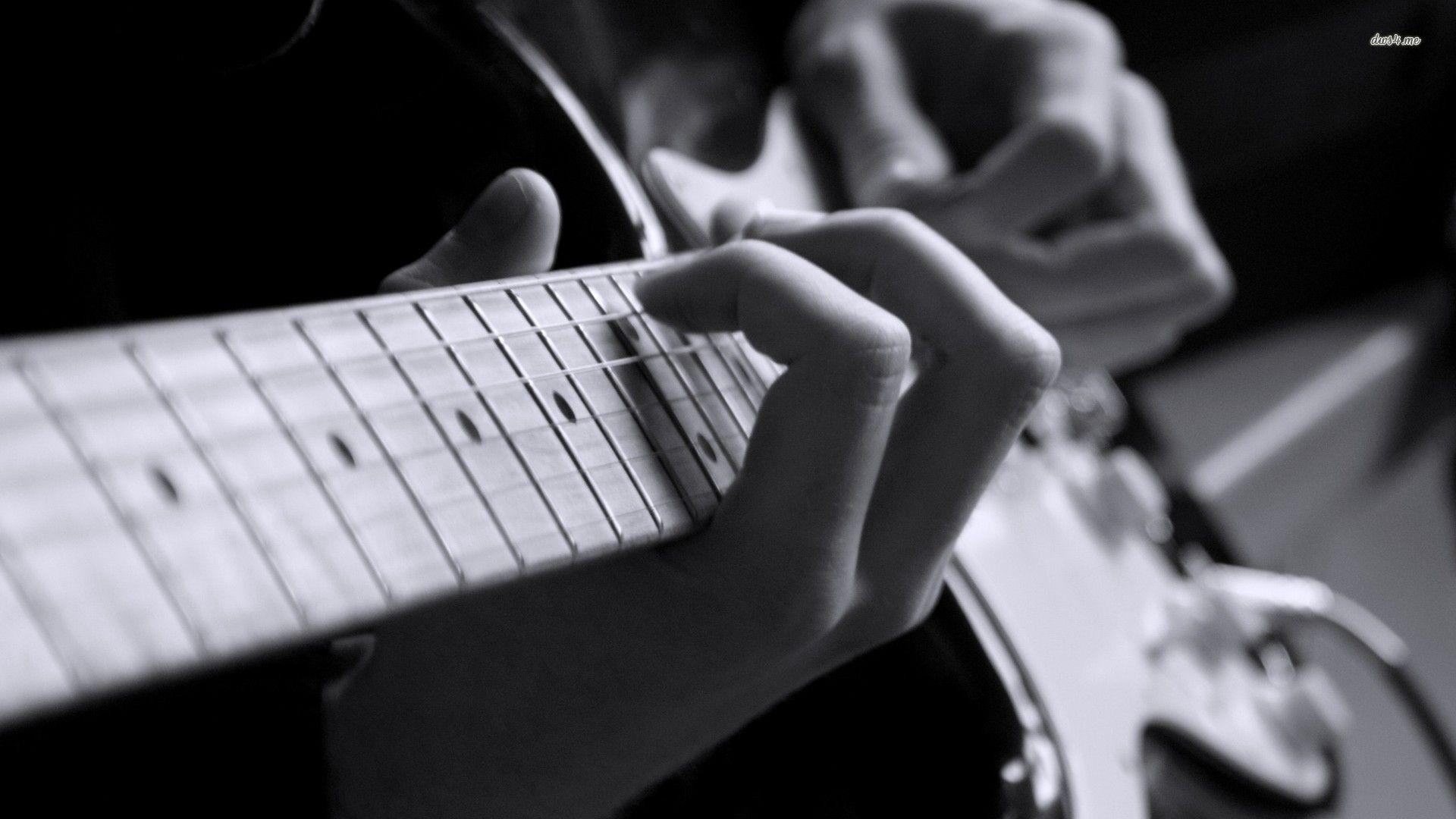 1920x1080 Guitar Player Wallpaper