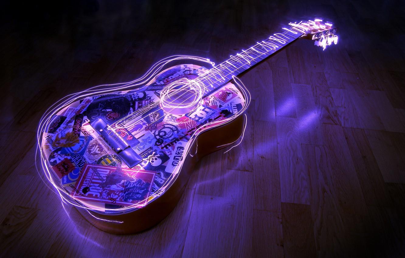 1332x850 Wallpaper music, background, electric guitar image for desktop, section музыка