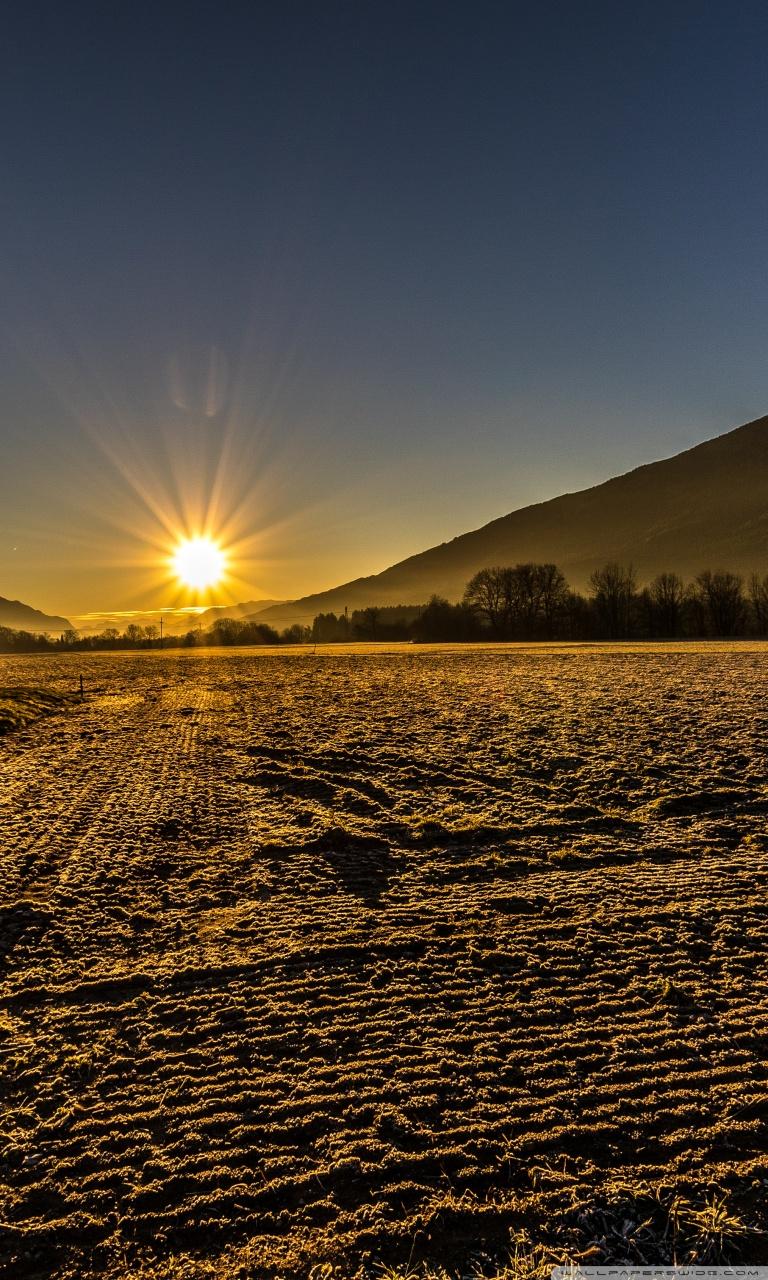 768x1280 HDR Frosty Morning Sun Rise Ultra HD Desktop Background Wallpaper for 4K UHD TV : Widescreen & UltraWide Desktop & Laptop : Tablet