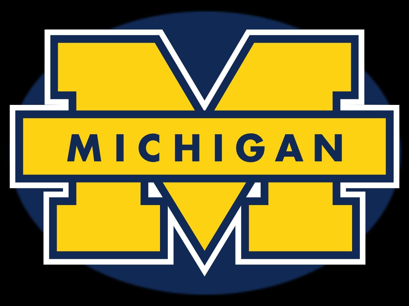 1365x1024 Michigan Wolverines Logo Wallpaper