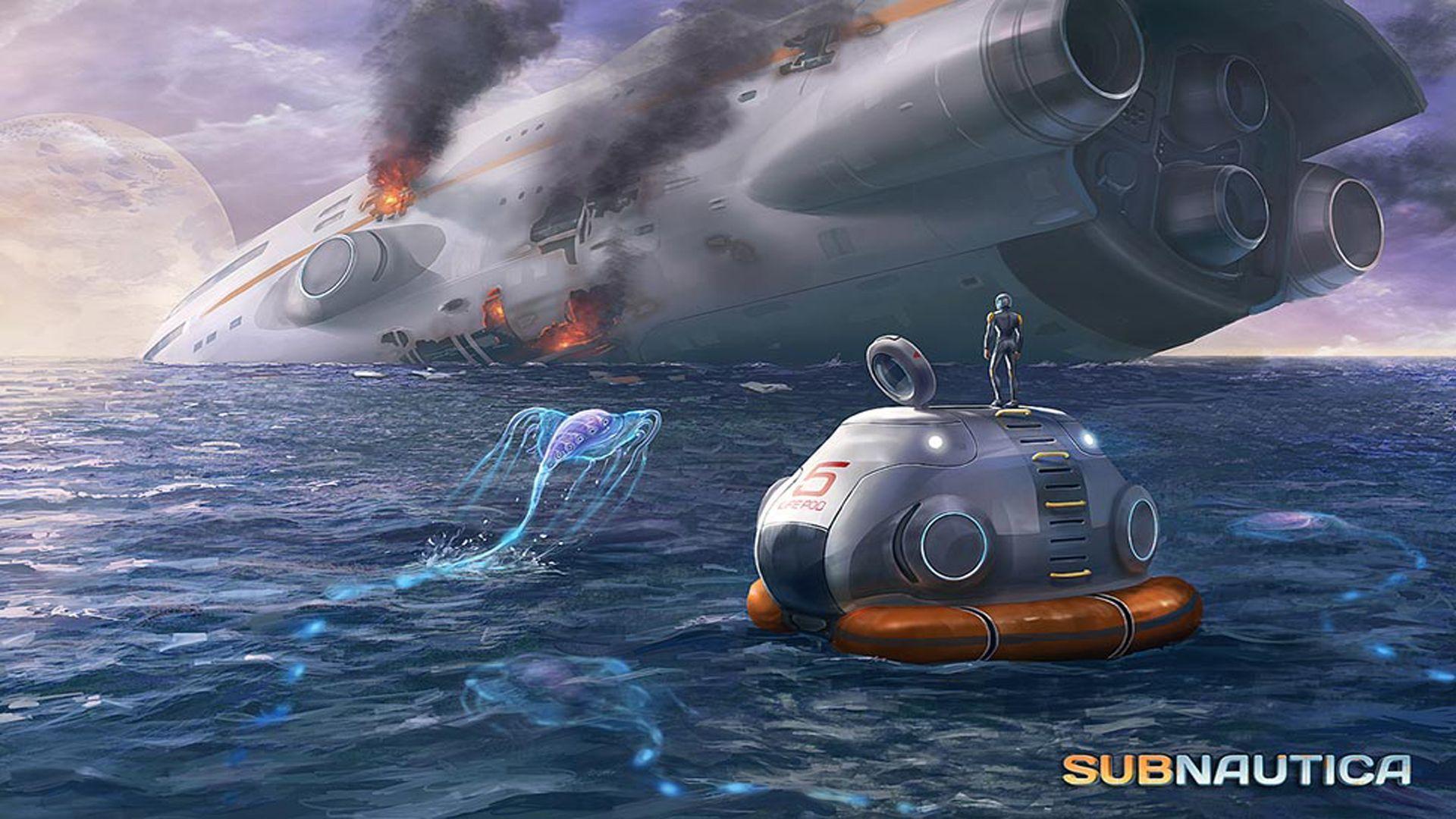 1920x1080 Subnautica Aurora Wallpaper