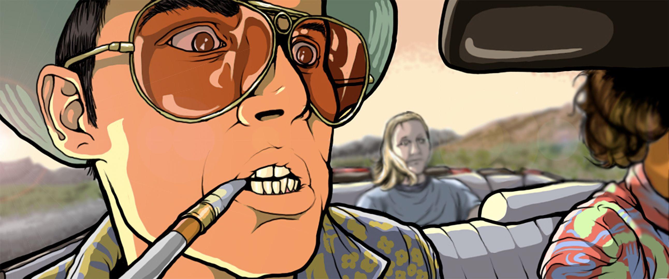 2584x1080 Fear And Loathing In Las Vegas Wallpaper