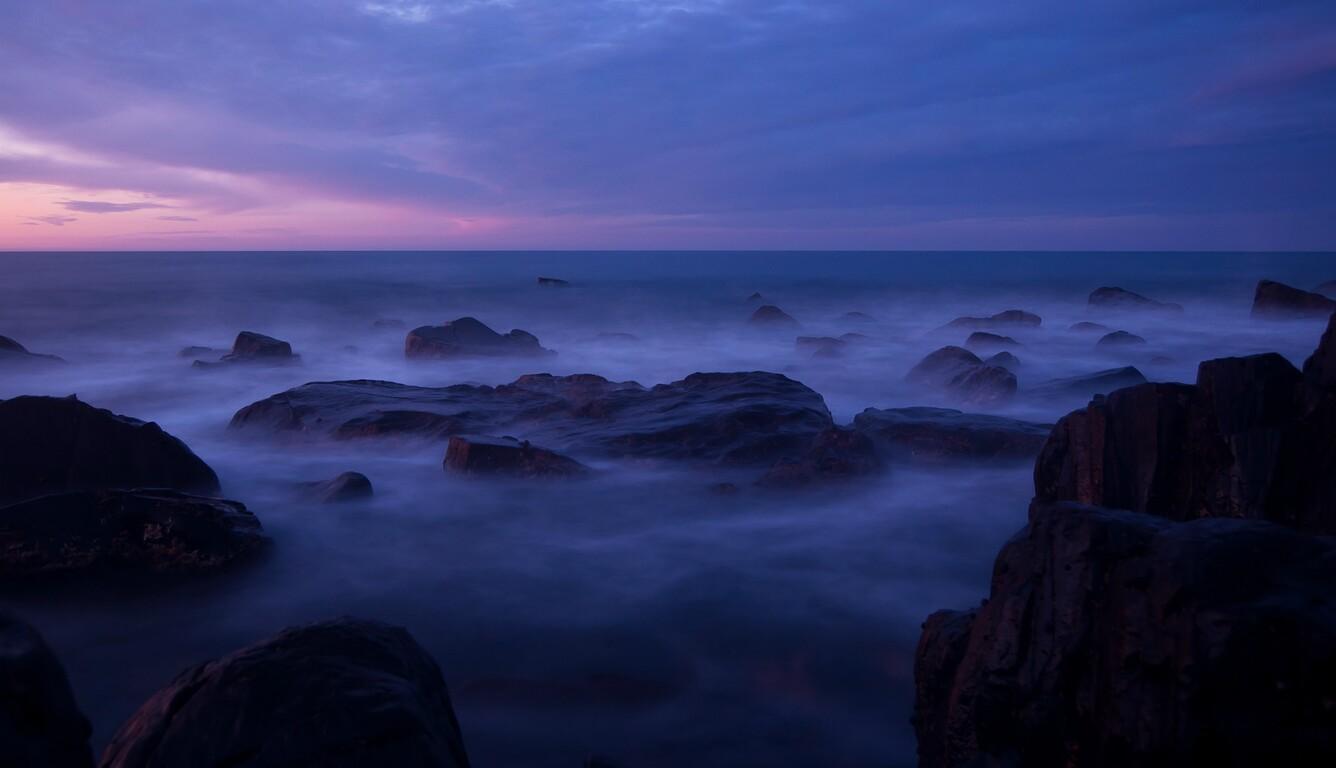 1336x768 Sea Coast Horizon Calming Laptop HD HD 4k Wallpaper, Image, Background, Photo and Picture