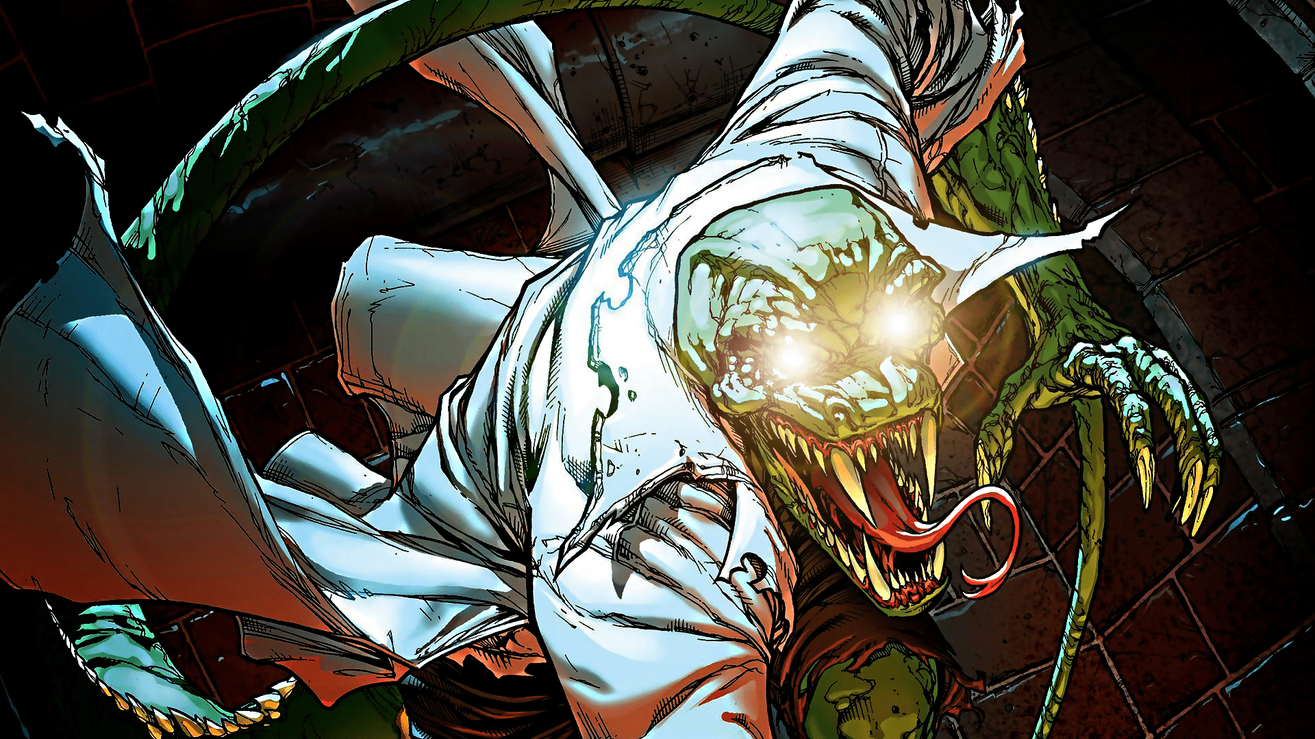 1920x1080 The Lizard Marvel Comics Wallpaper