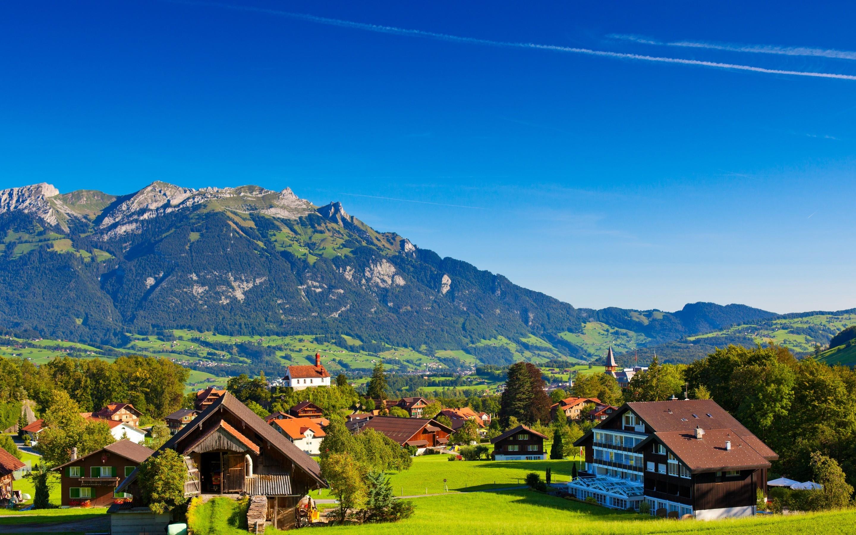 2880x1800 Swiss Alps HD Wallpaper