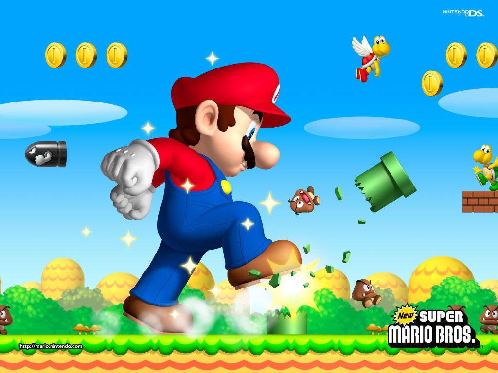 1024x768 Dan Dare.org Super Mario Bros. Wallpaper 3 (1024 X 768 Pixels)