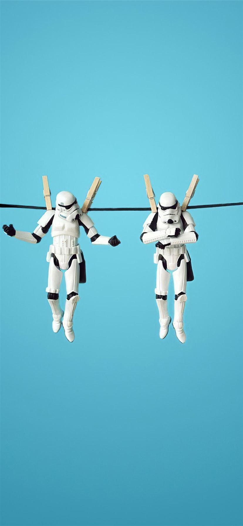 828x1792 stormtrooper funny 4k iPhone 11 Wallpaper Free Download