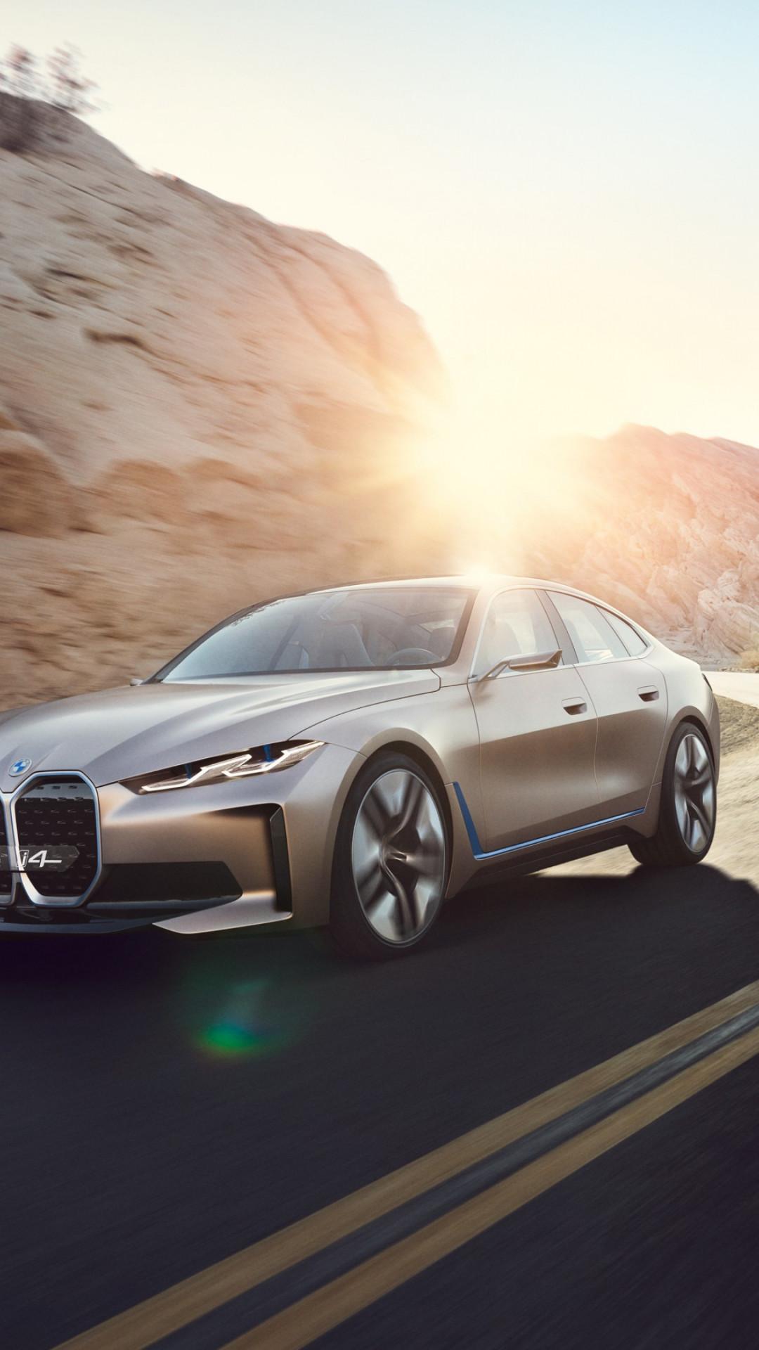 1080x1920 Download wallpaper: BMW i4 2021 1080x1920