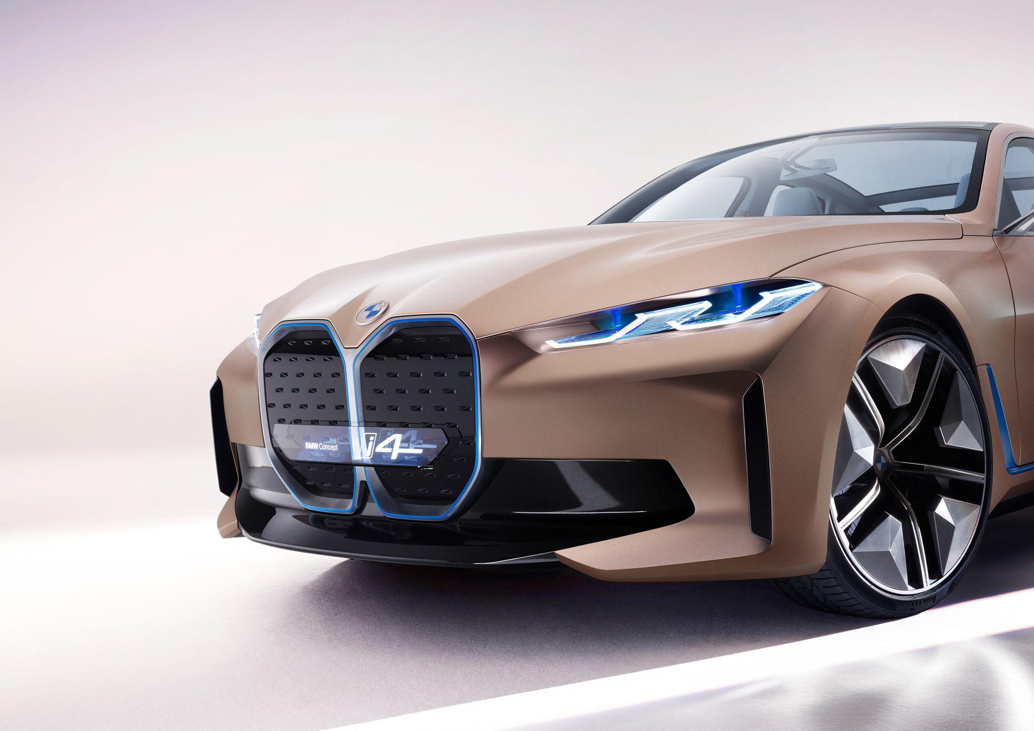 2040x1442 BMW's electric i4 sedan finally shown off in concept form